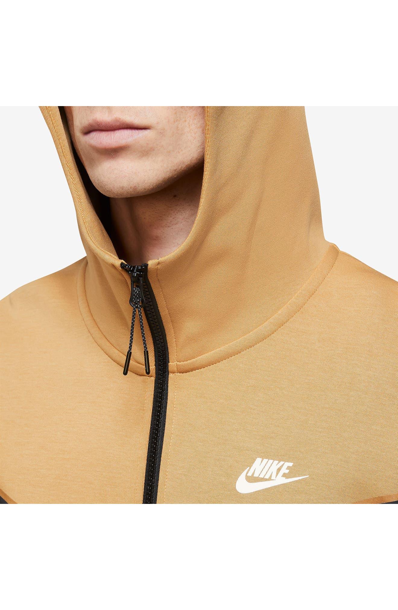 Nike Sportswear Tech Fleece Zip Hoodie in Natural for Men | Lyst