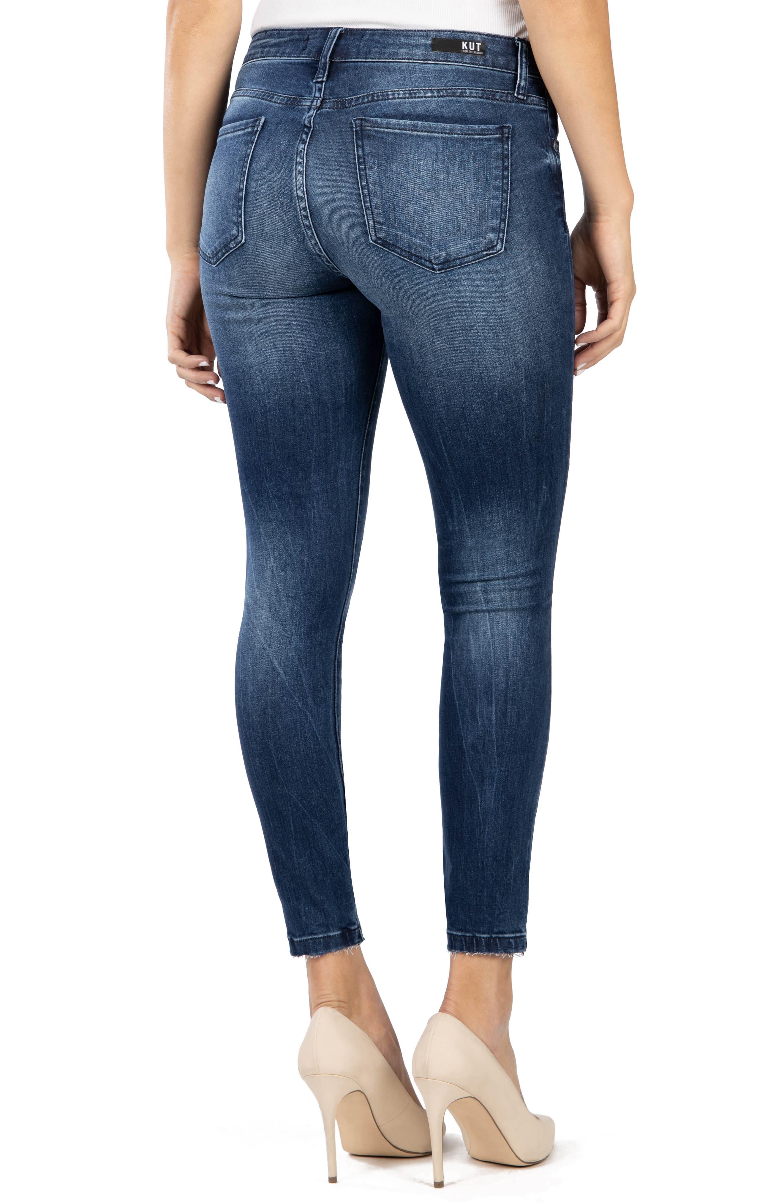 Kut From The Kloth Denim Donna Ankle Skinny Jeans in Blue - Lyst
