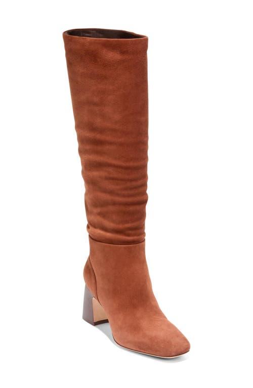 Cole haan brown suede boots online