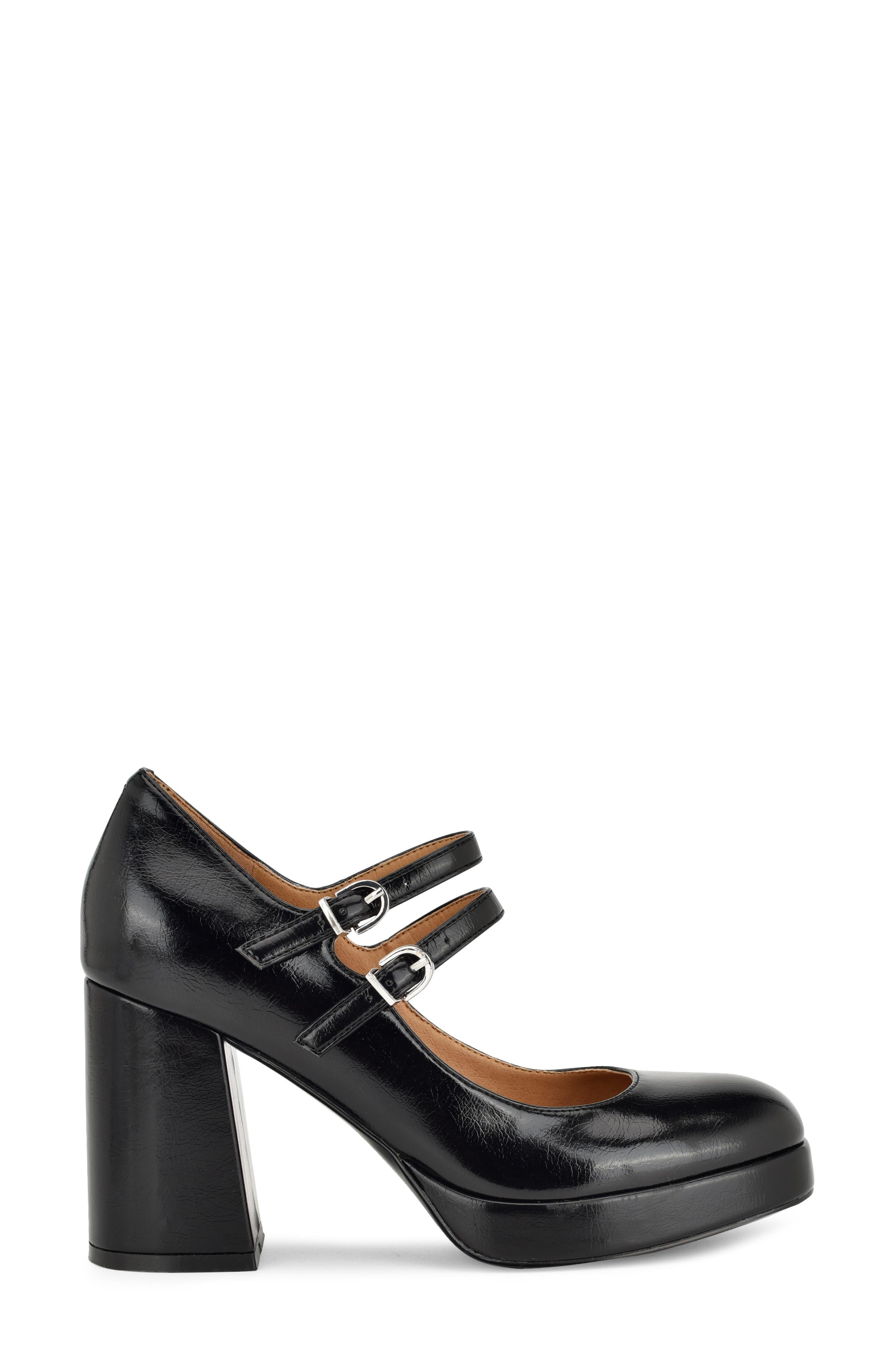 Nine West Colas Mary Jane Platform Pump in Black | Lyst