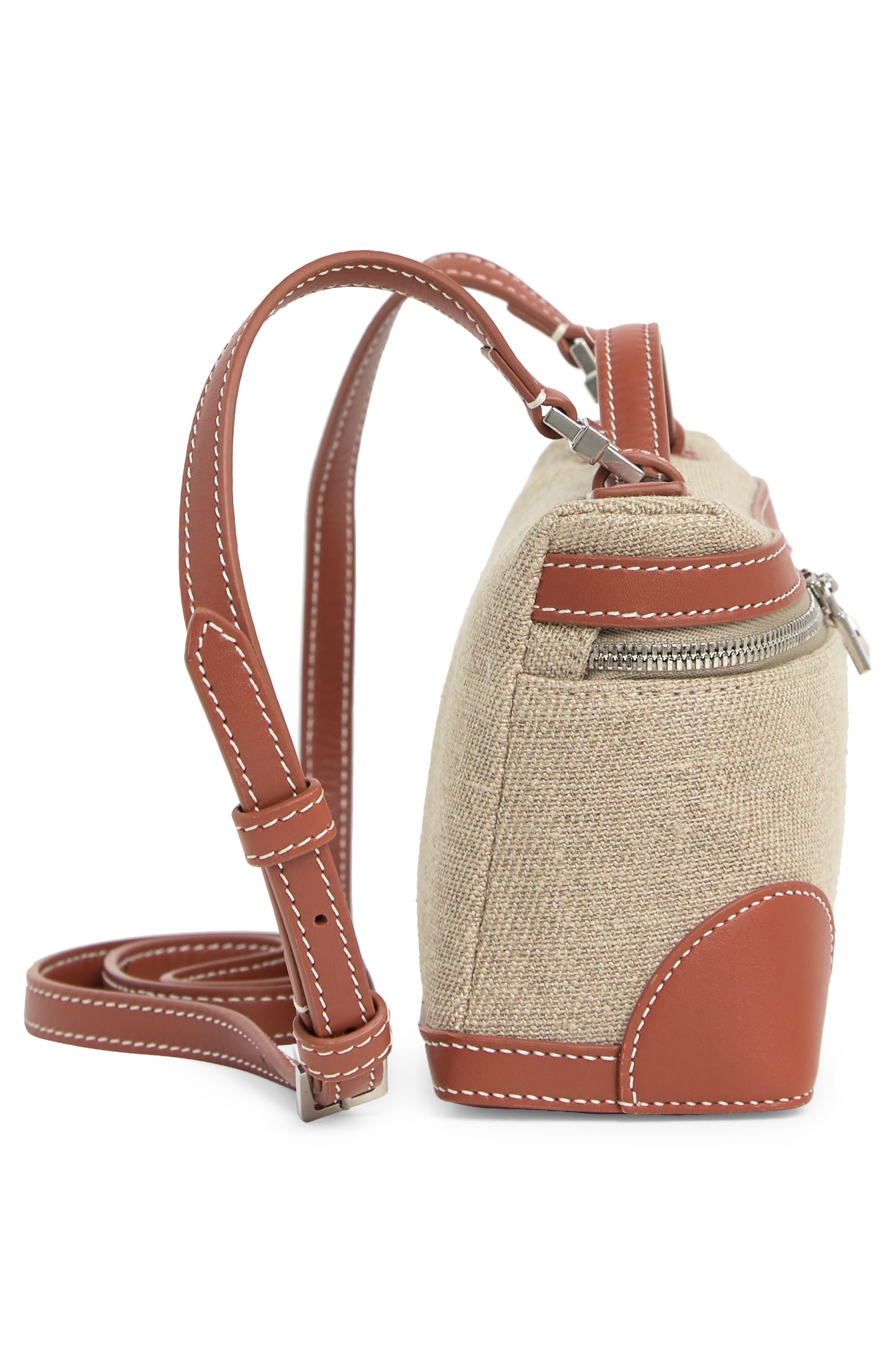 Loro Piana Extra Pocket L19 Wicker Pouch in Natural