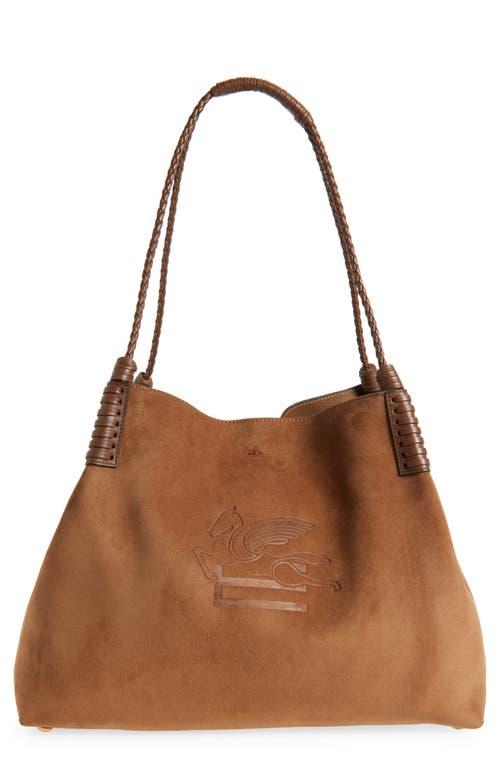 トートバッグ ETRO Libra S Arnica suede shopping bag トートバッグ Etro Libra S Arnica Suede Shopping Bag Etro