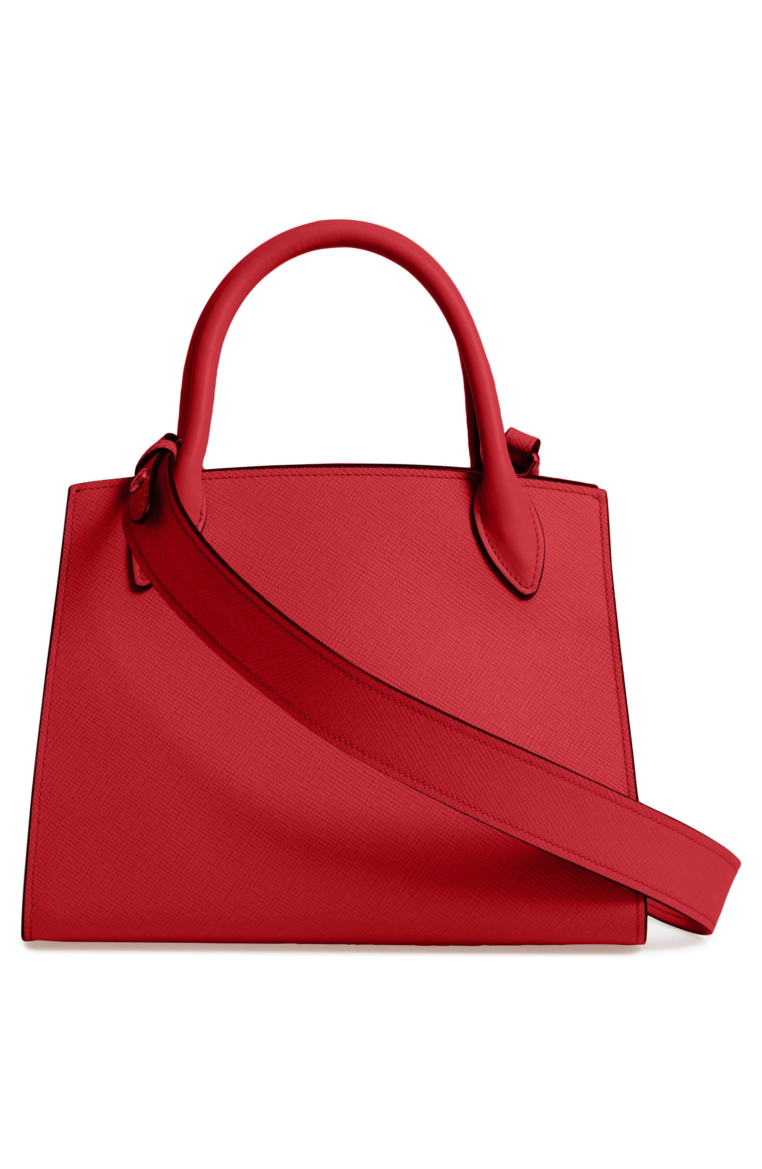 Prada Small Monochrome Leather Crossbody Bag Literacy Basics