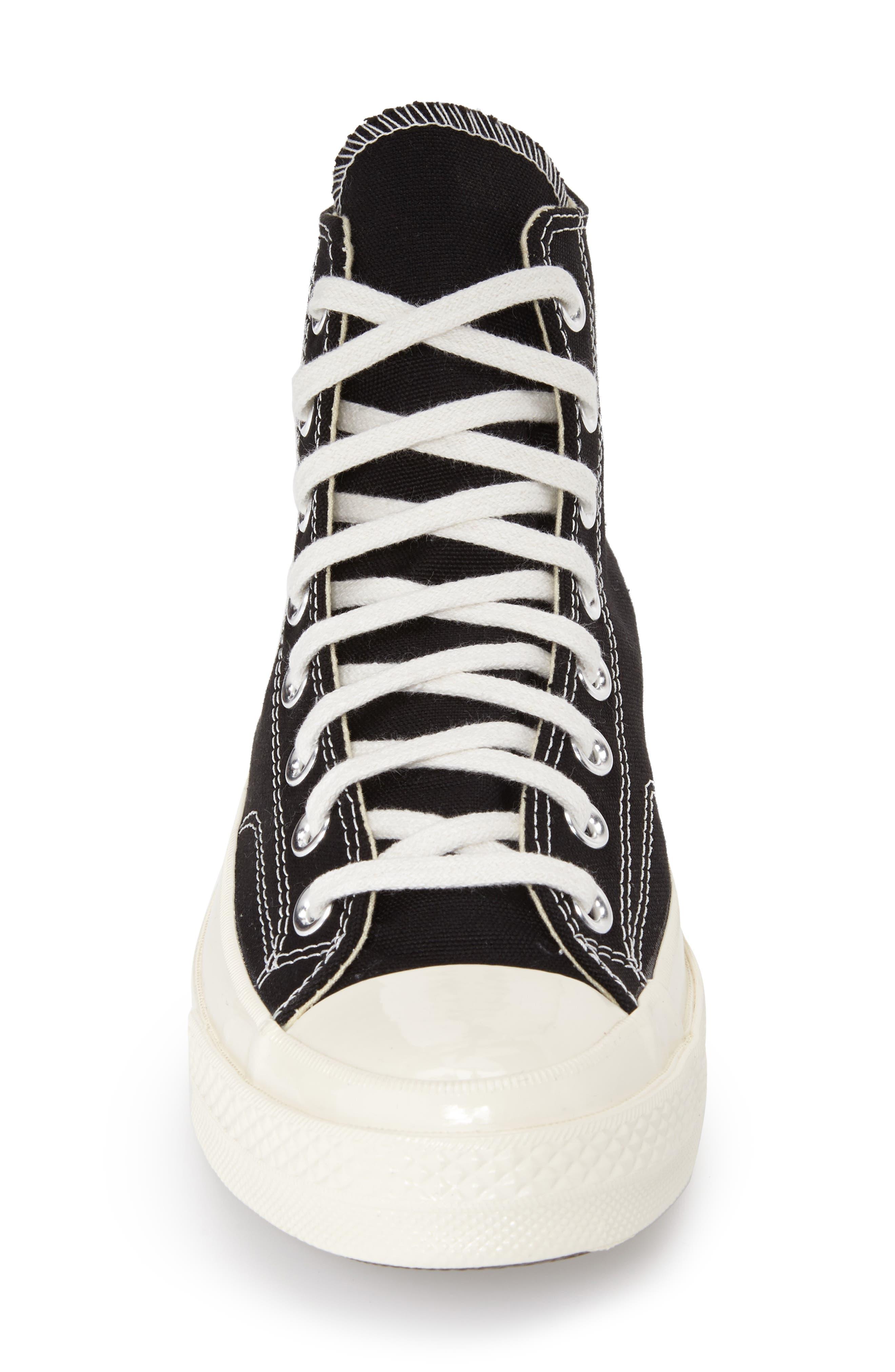 COMME DES GARÇONS PLAY X Converse Chuck Taylor® Hidden Heart High Top  Sneaker in White | Lyst