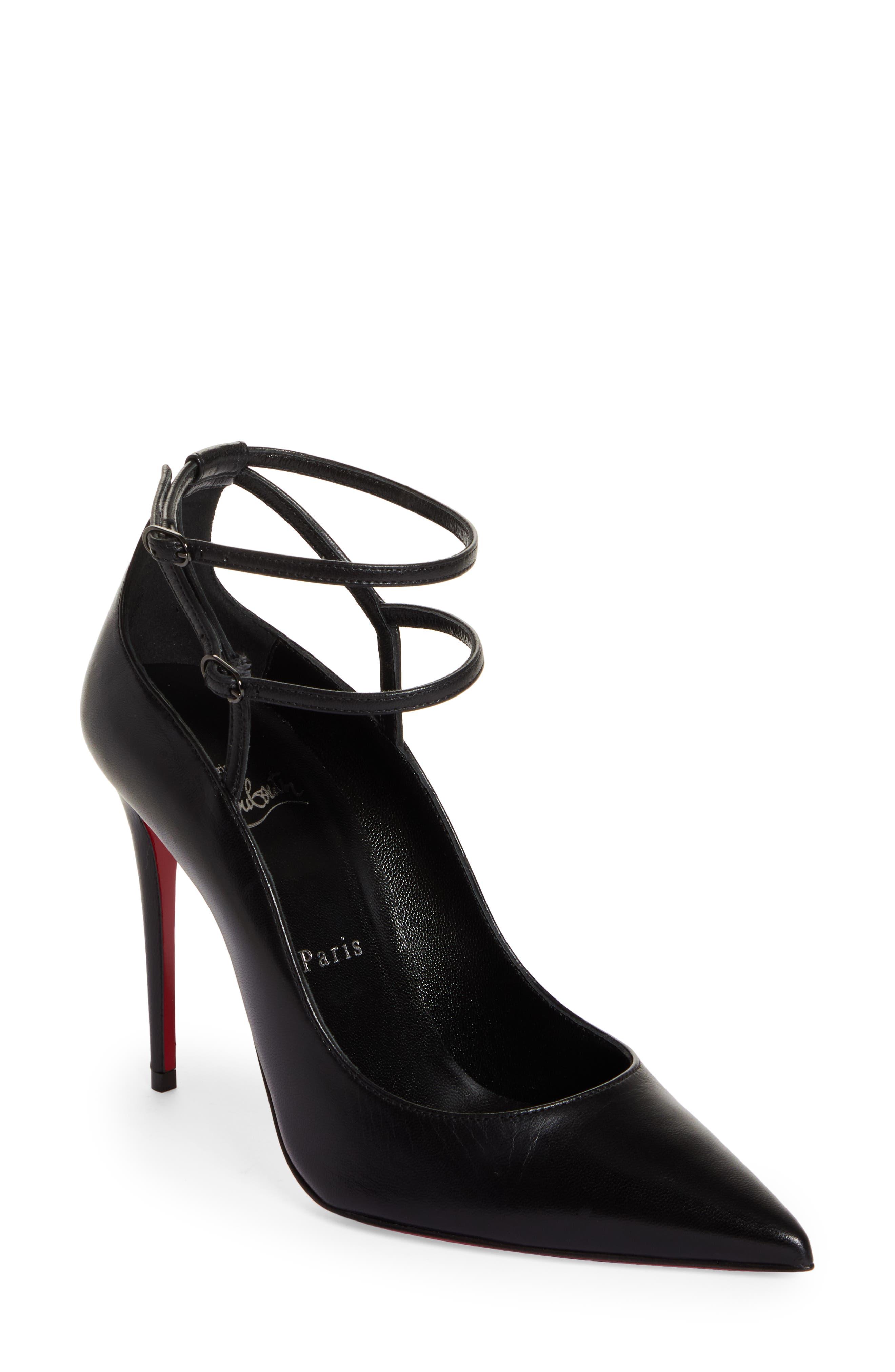 Black Patent Pointed-Toe Pumps - CHARLES & KEITH IN