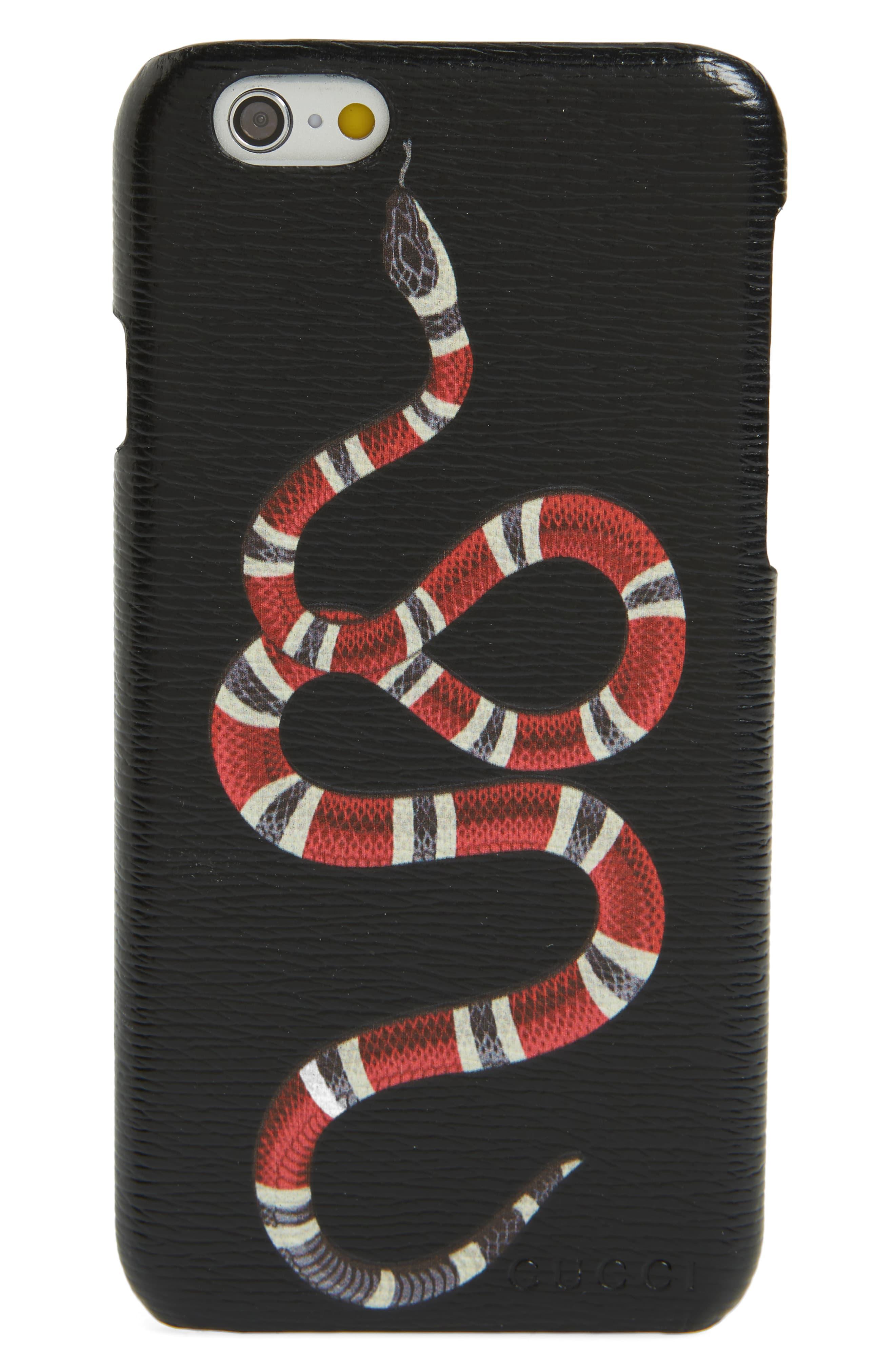 Black Snake Print Iphone 8 Case