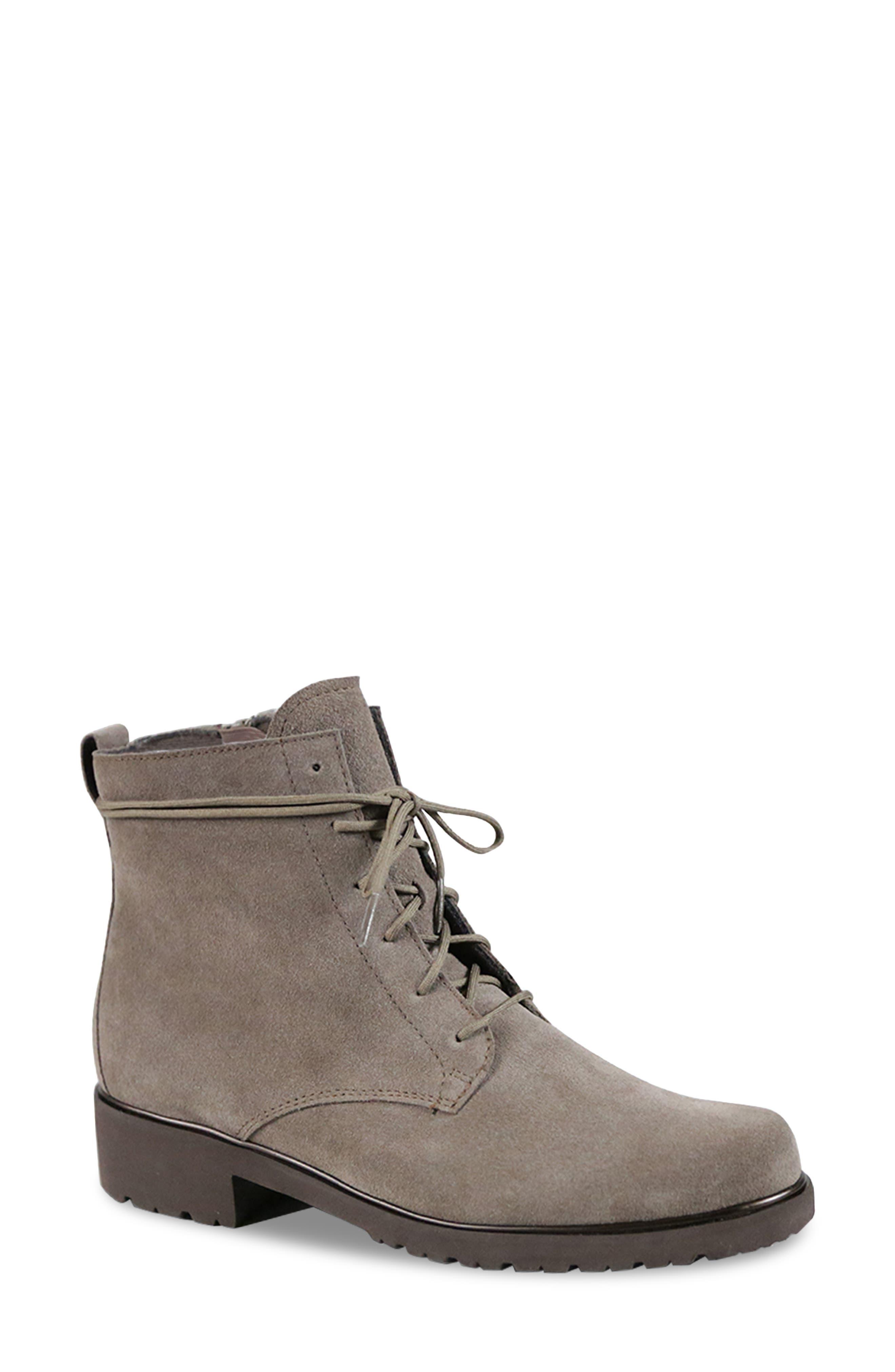 Munro Finley Water Resistant Bootie in Brown Lyst