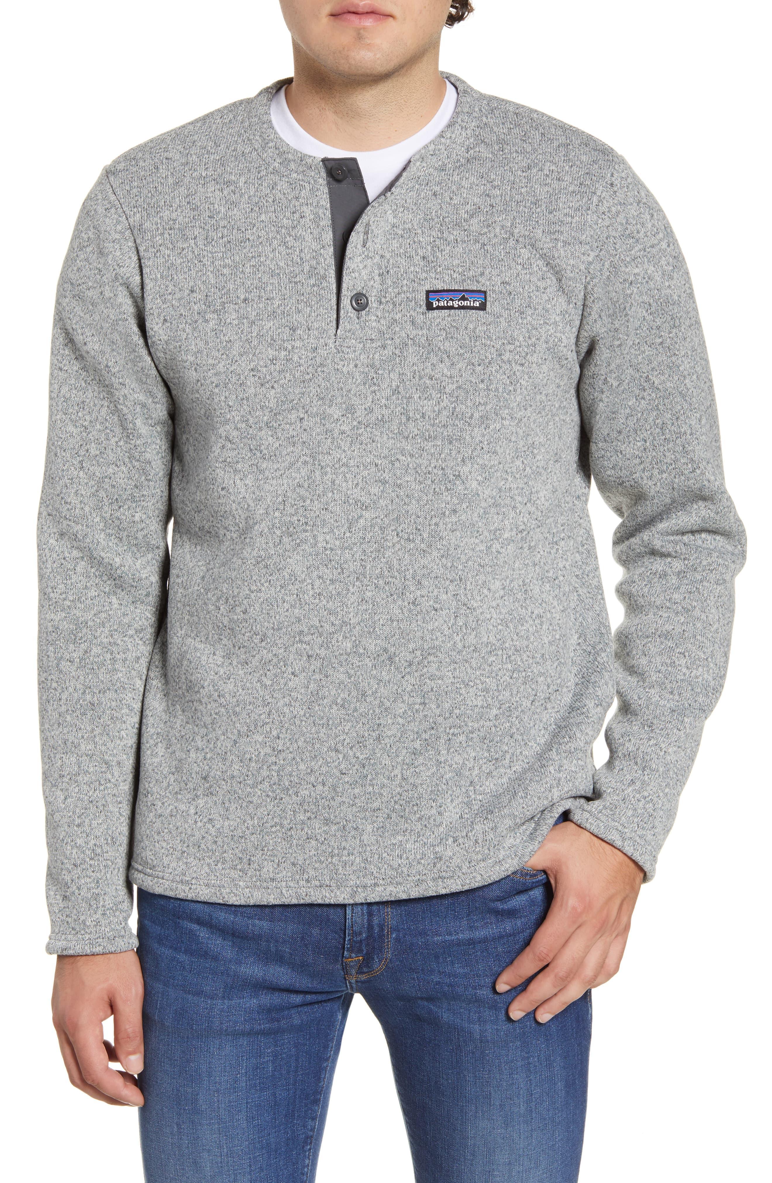 Patagonia Fleece Better Sweater Henley Pullover in Stonewash (Gray) for ...