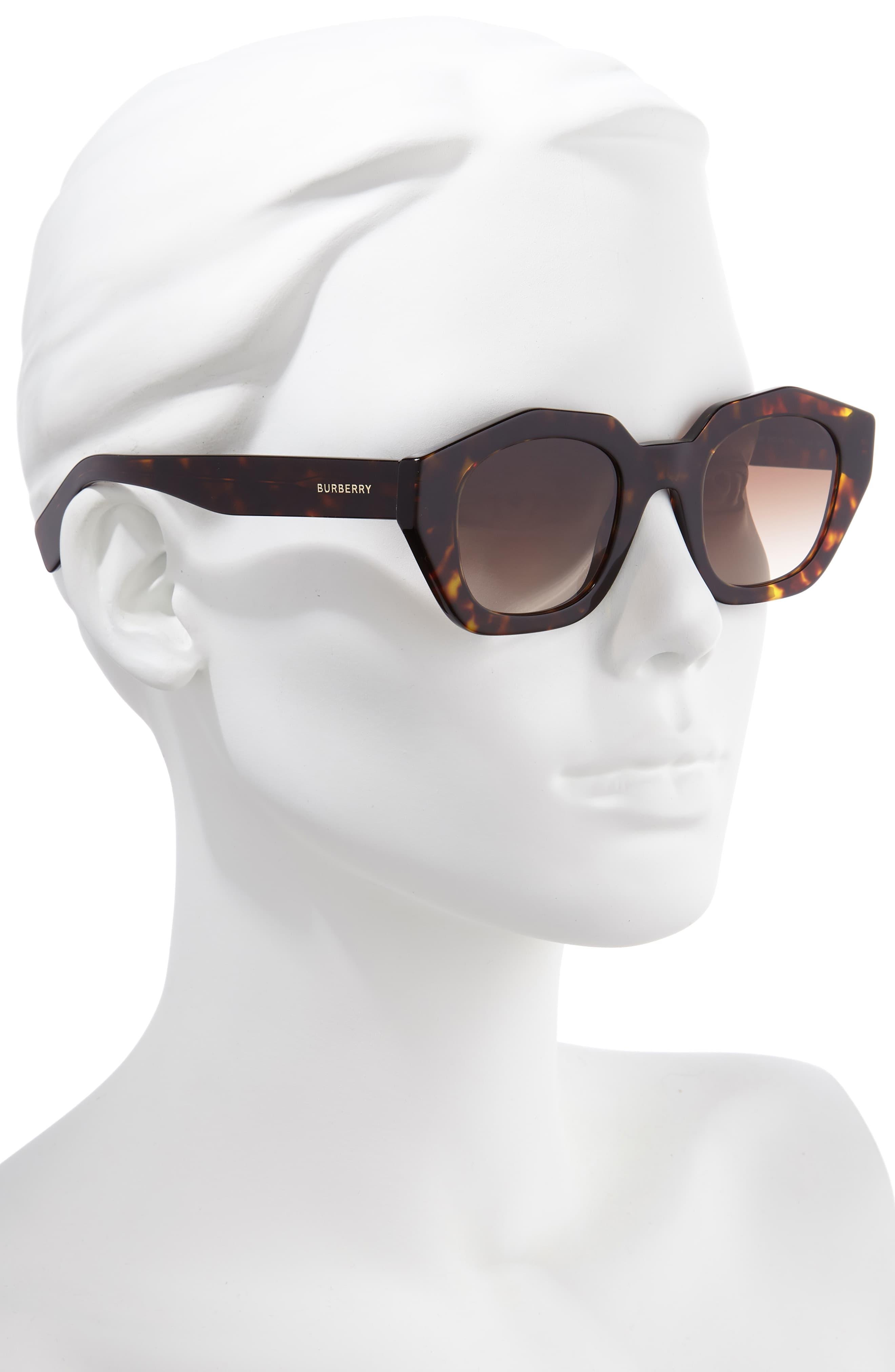 burberry geometric sunglasses