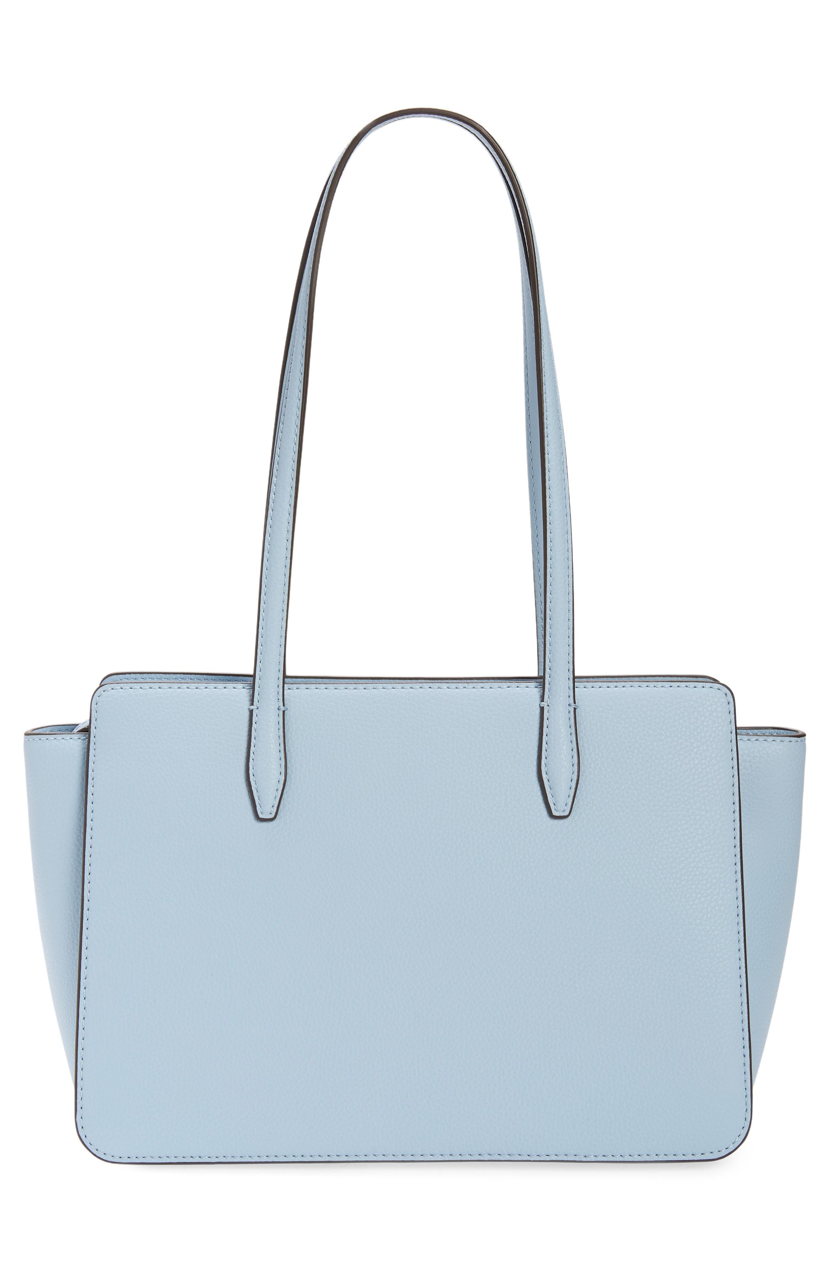 Tory Burch Robinson Small Leather Tote in Blue | Lyst