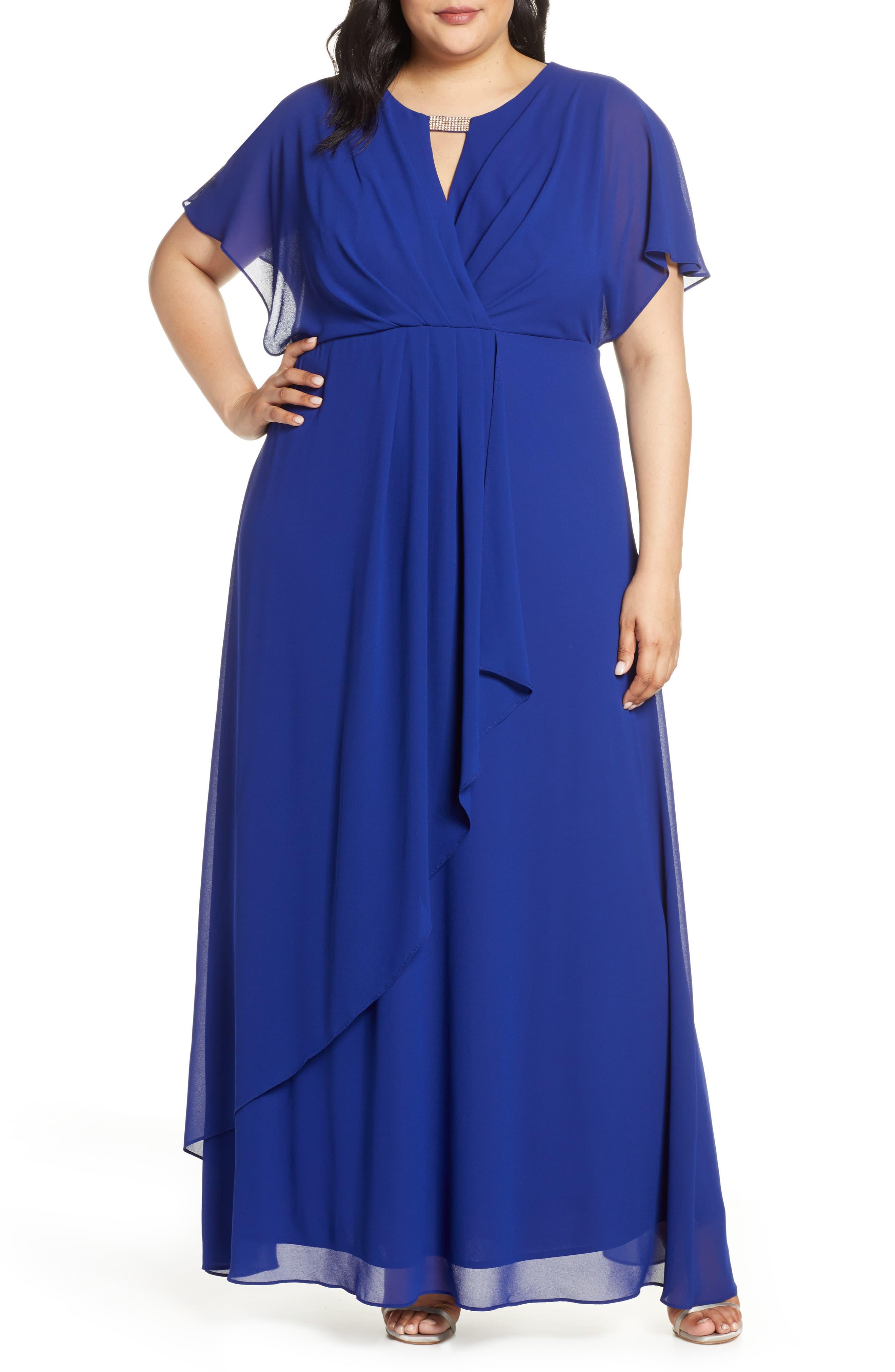 xscape chiffon gown