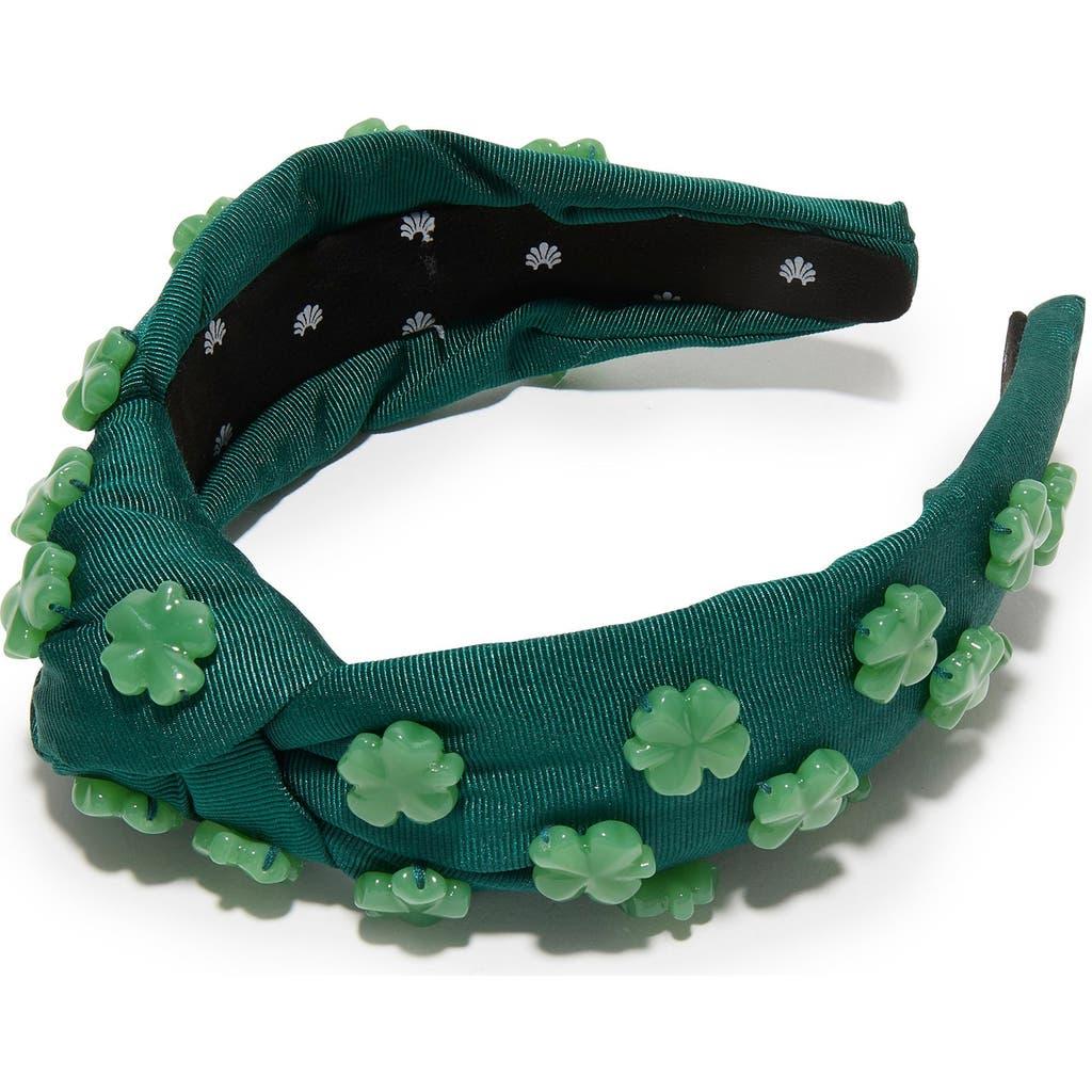 Lele Sadoughi Kelly green headband Lele Sadoughi Velvet Kelly Headband - Chartreuse – Batik Chicago main image 4