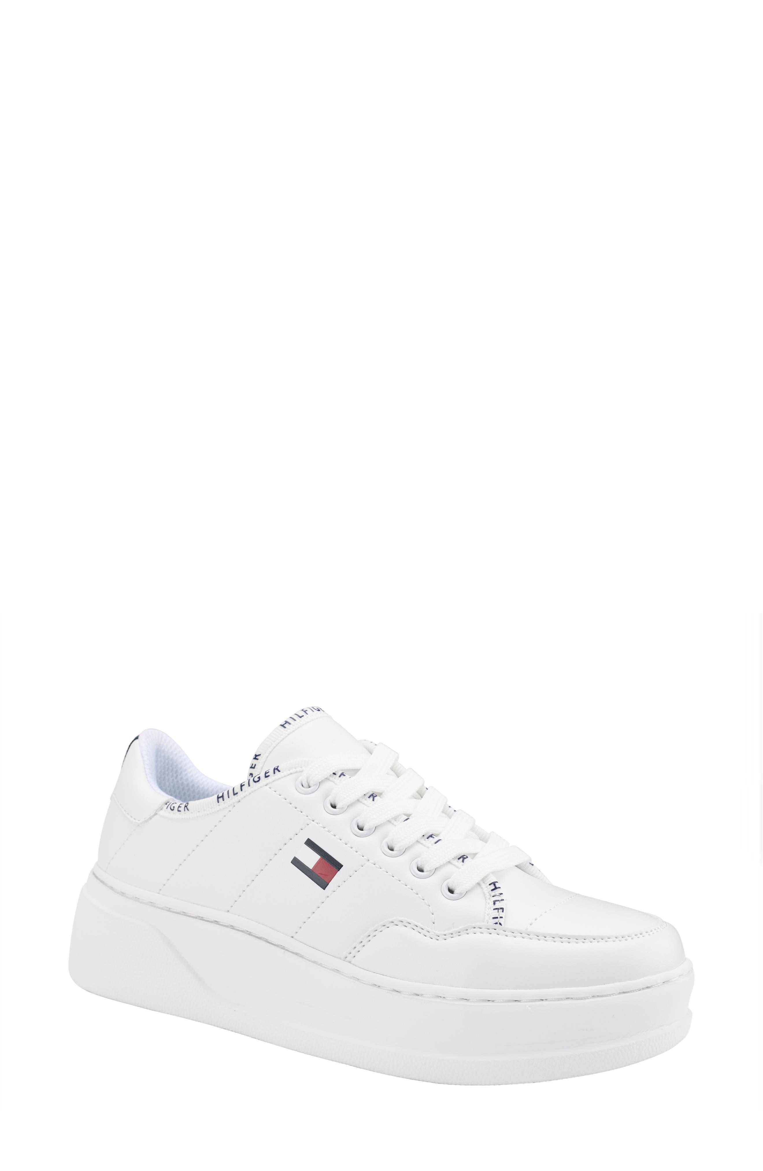 Tommy Hilfiger Grazie Platform Sneaker in White | Lyst