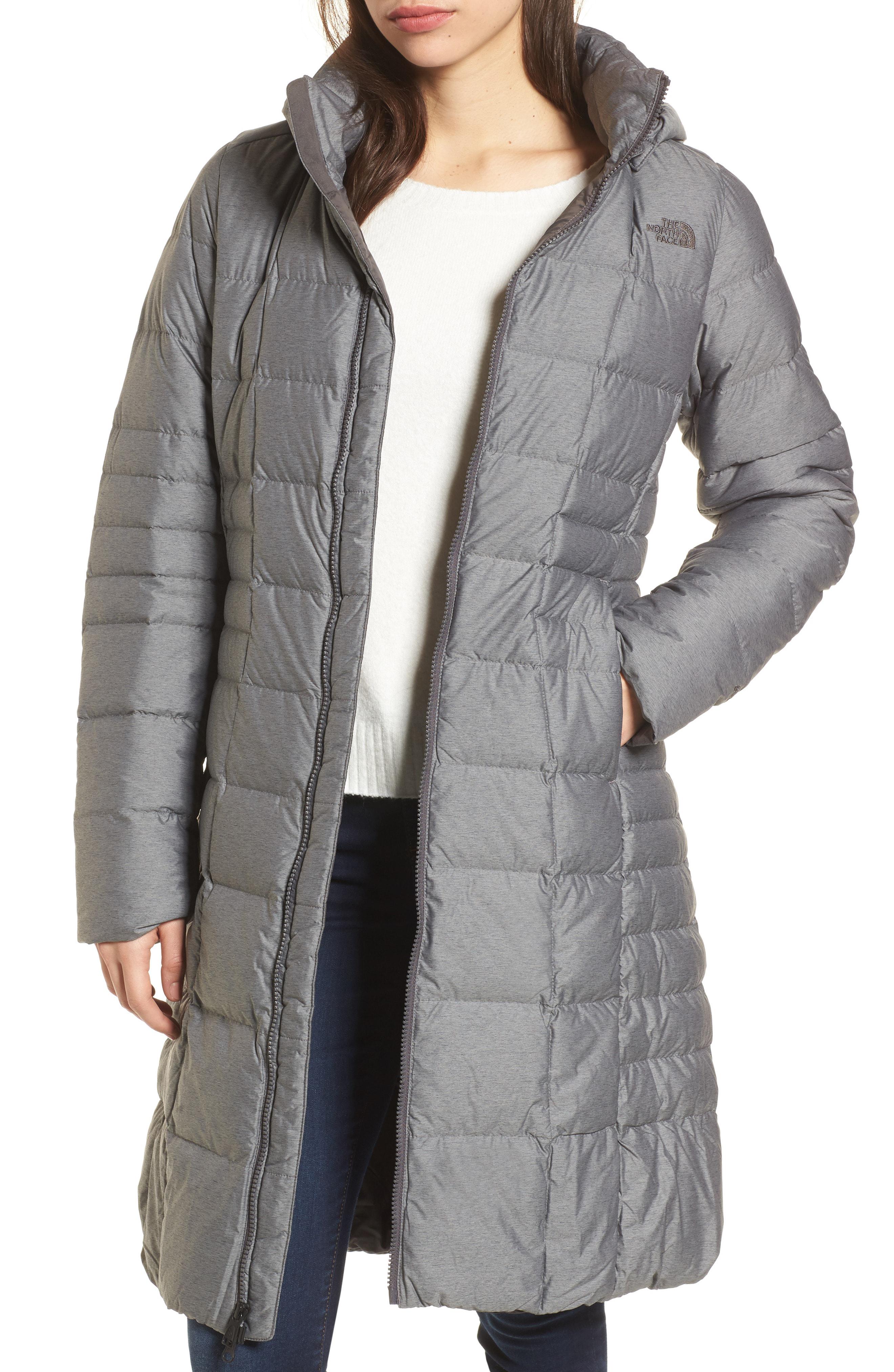 north face purple parka