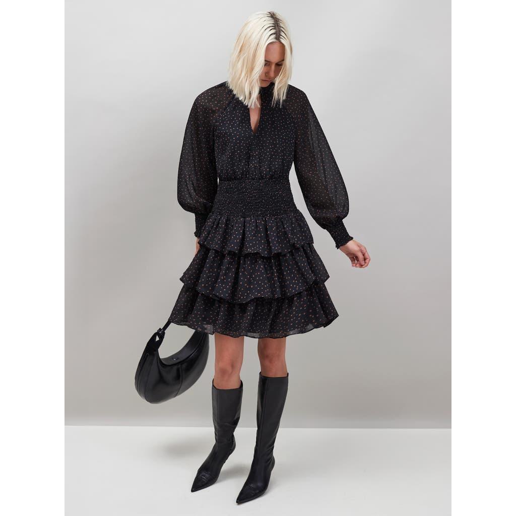 dash mini dress Just a Dash Abstract-Print Mini Dress Black / S