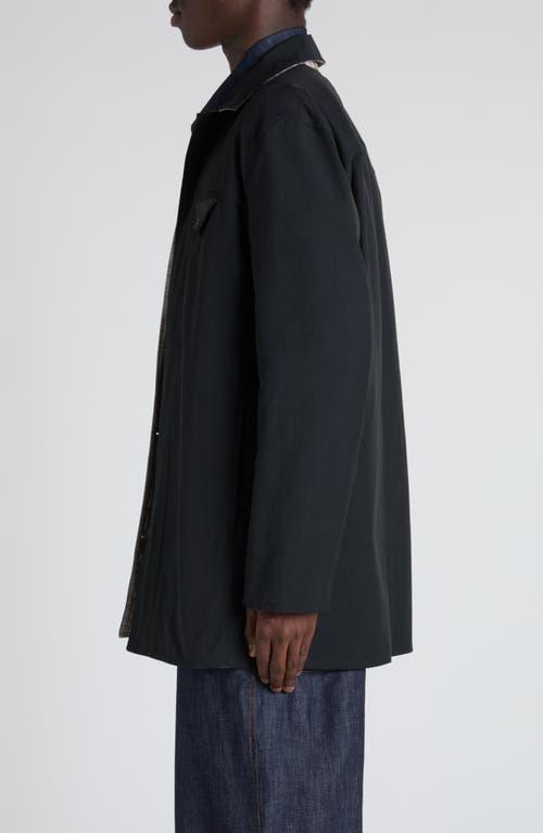 ジャケット BOTTEGA VENETA DARK BLUE WOOL BLAZER Bottega Veneta Wool And Cashmere Jacket | REVERSIBLE