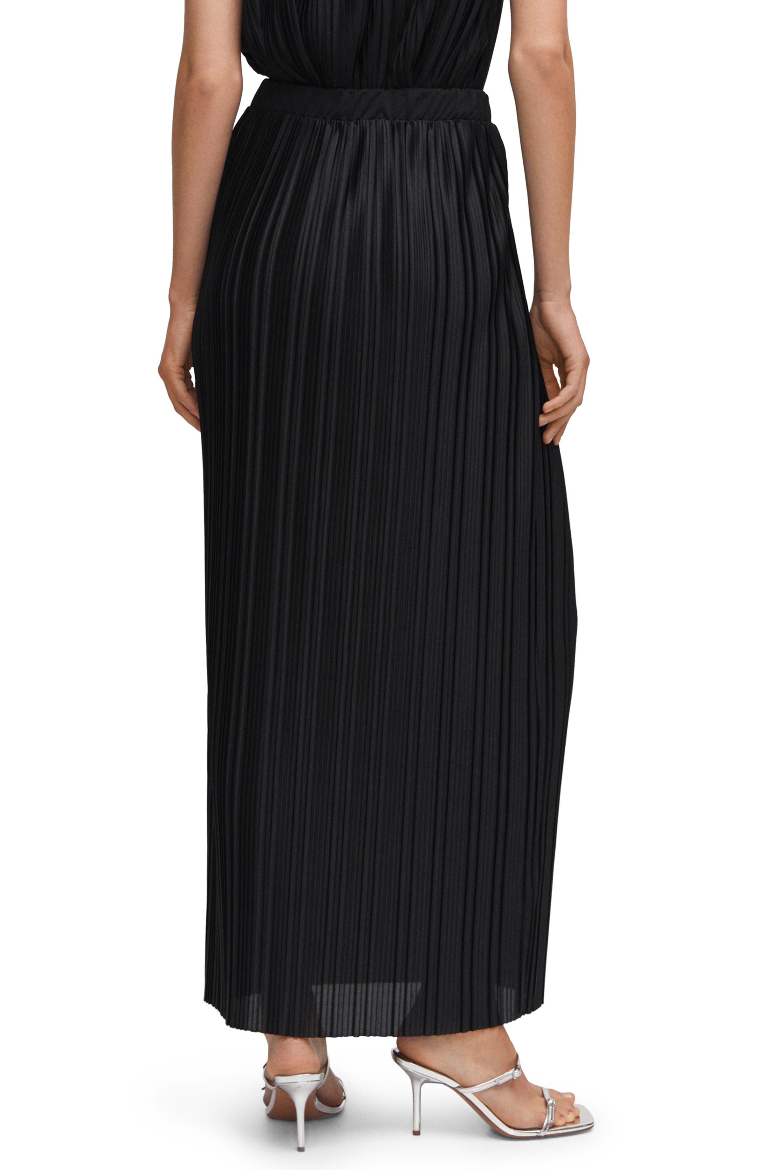 Mango pleated skirt clearance dress