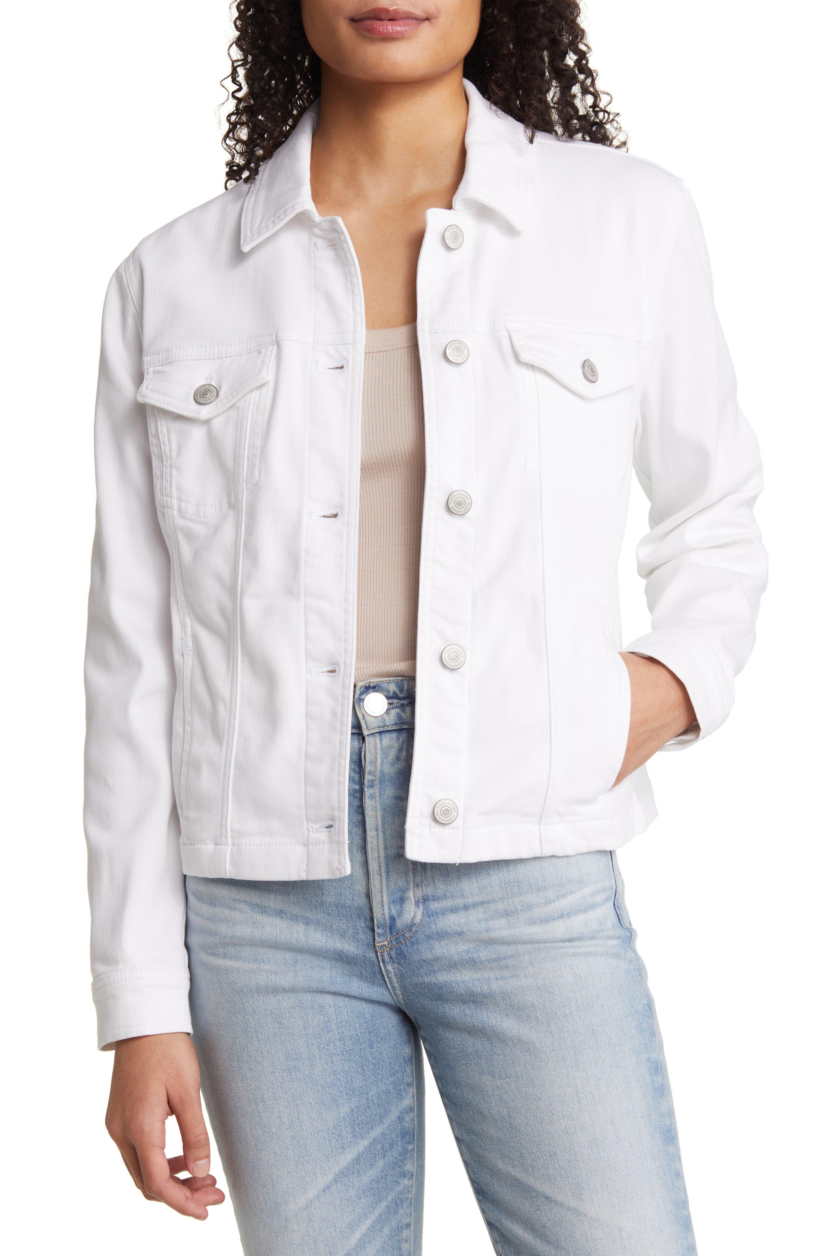 Tommy Bahama Leila Denim Jacket in White | Lyst