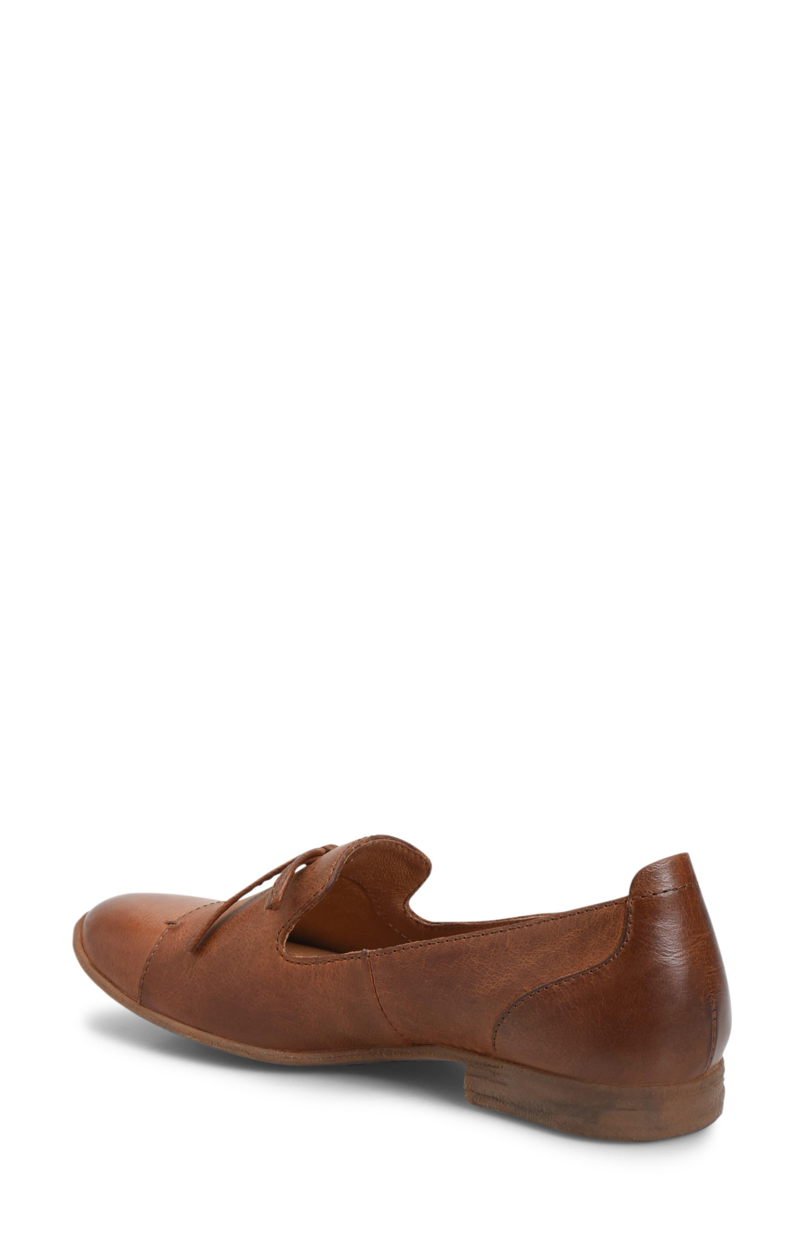 born gallatin leather bow loafers