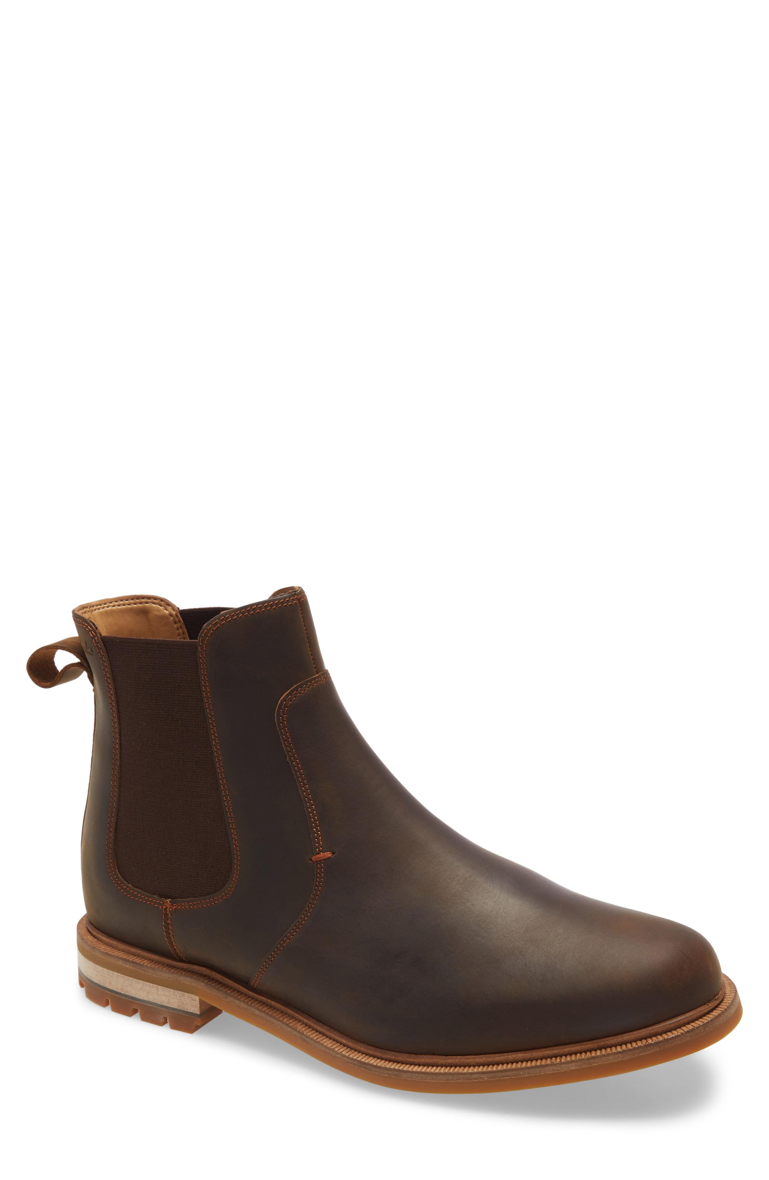 clarks foxwell chelsea boots