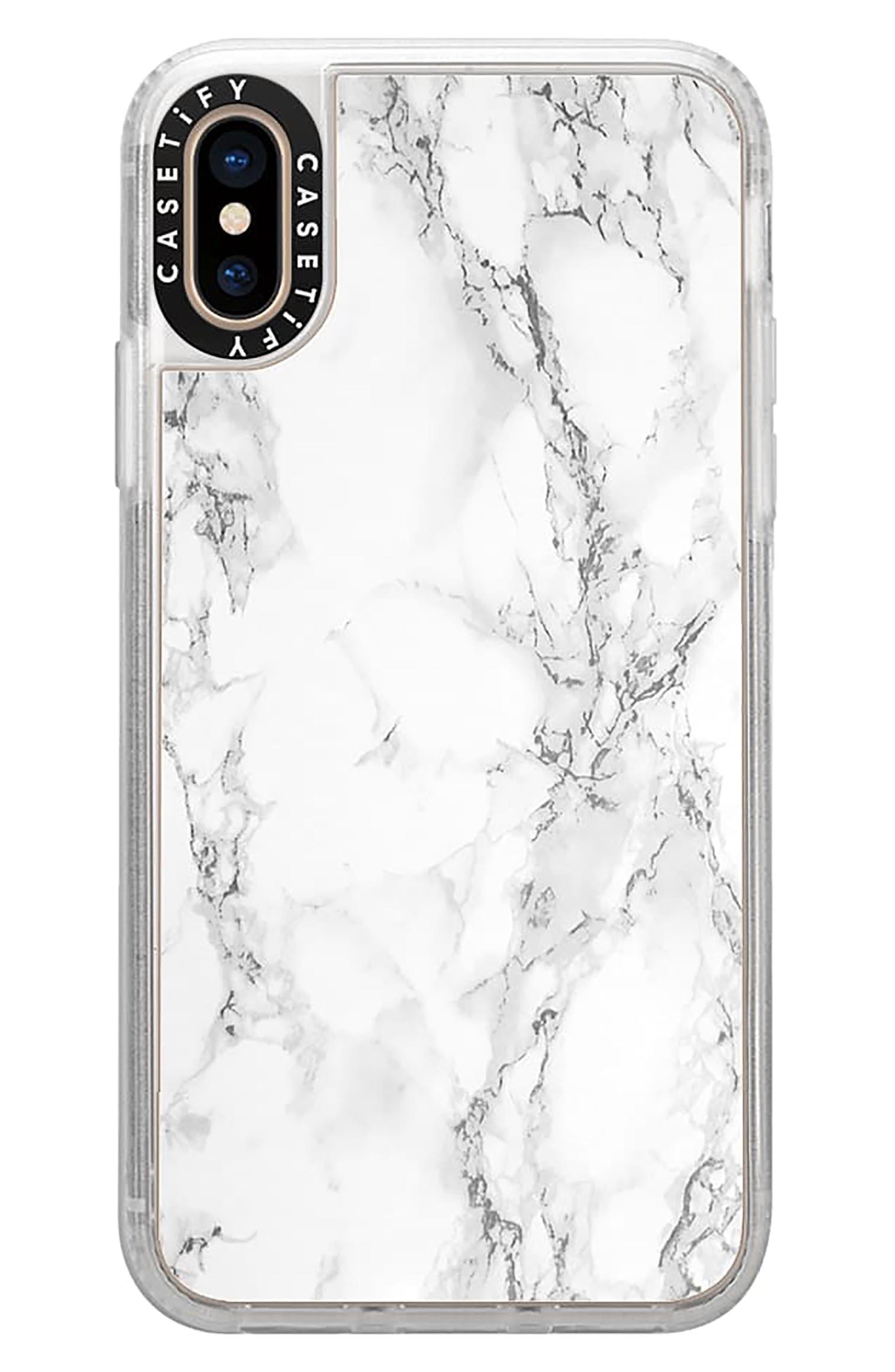 Casetify White Marble Iphone X/xs Case - Lyst