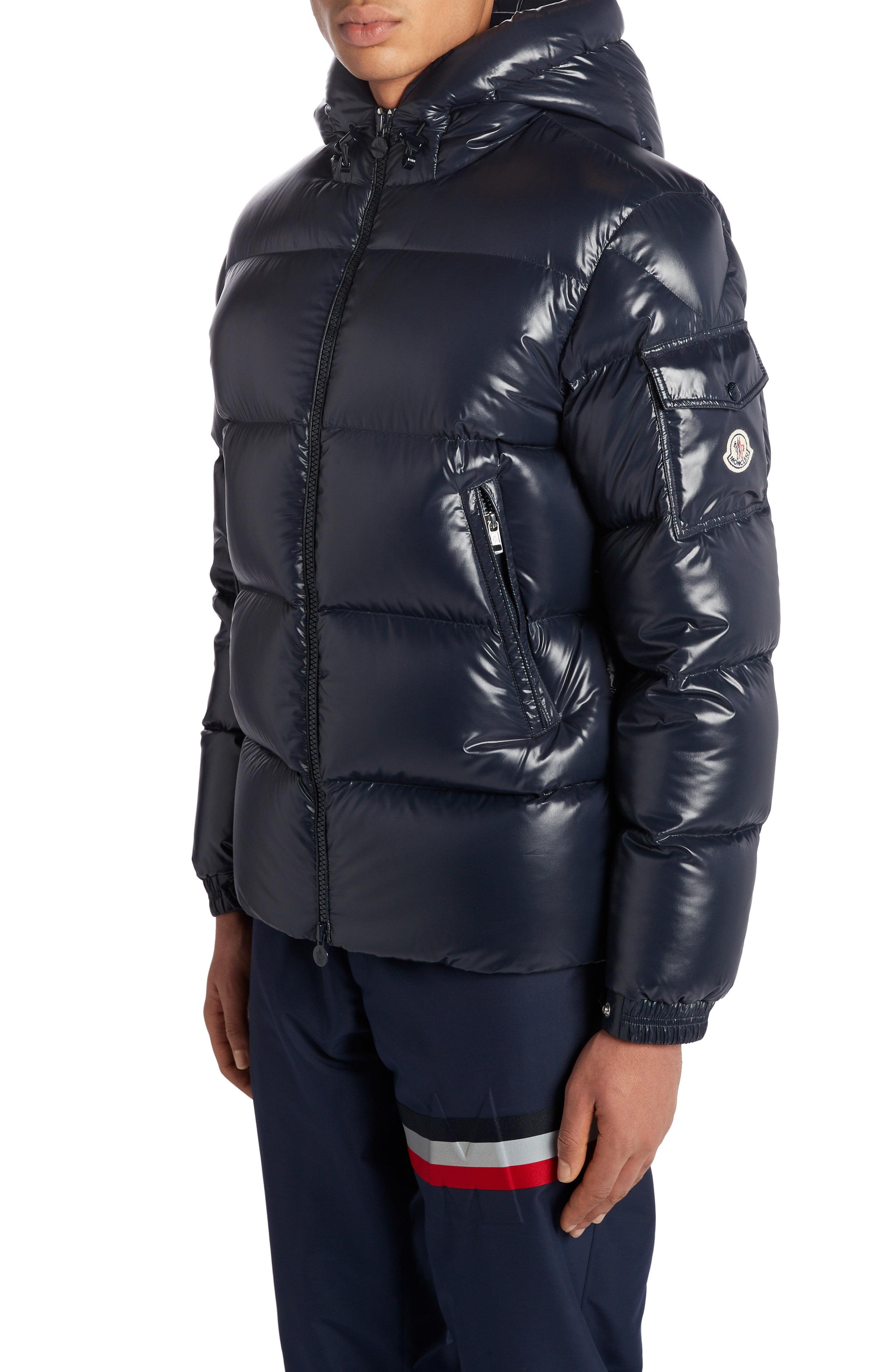 Moncler Ecrins Hooded Down Puffer Jacket in Navy (Blue) for Men - Lyst