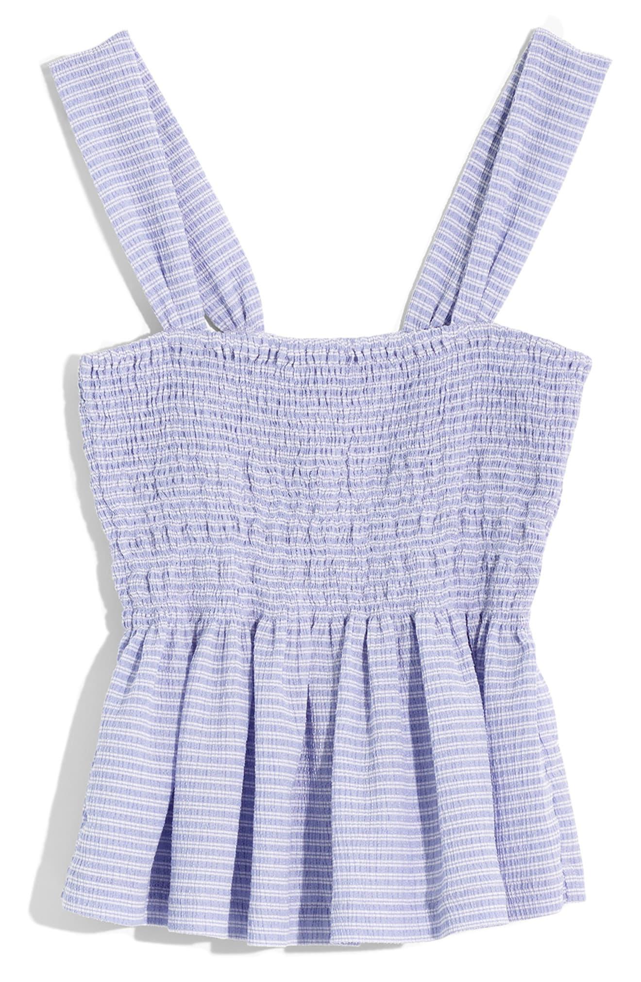 madewell peplum tank