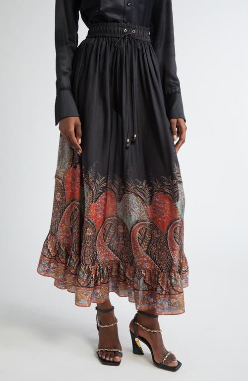 【Zimmermann】Rhiannon paisley ruffled silk maxi dress Zimmermann Rhiannon Ruffled Paisley Silk Maxi Dress | Saks