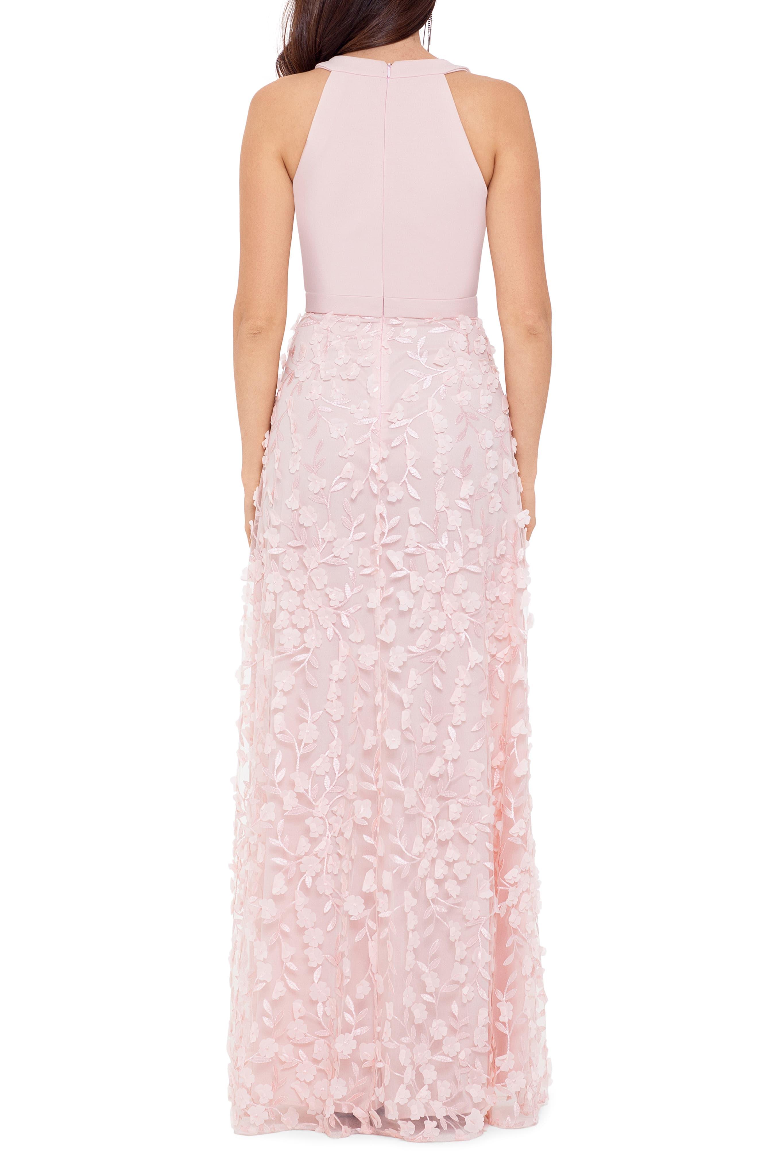 Xscape 3d Floral Gown in Blush (Pink) Lyst