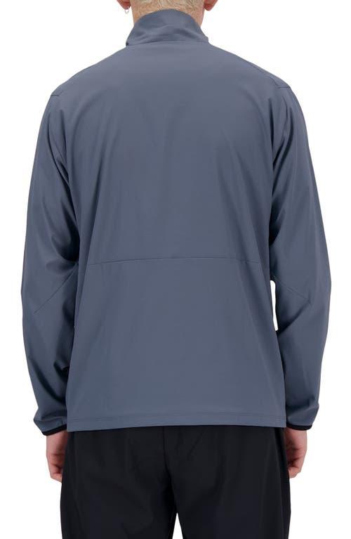 ★★New Balance★★ 87STAN009 Standard Blue Suede Jacket Bla New Balance Athletics Stretch Woven Jacket in Blue for Men