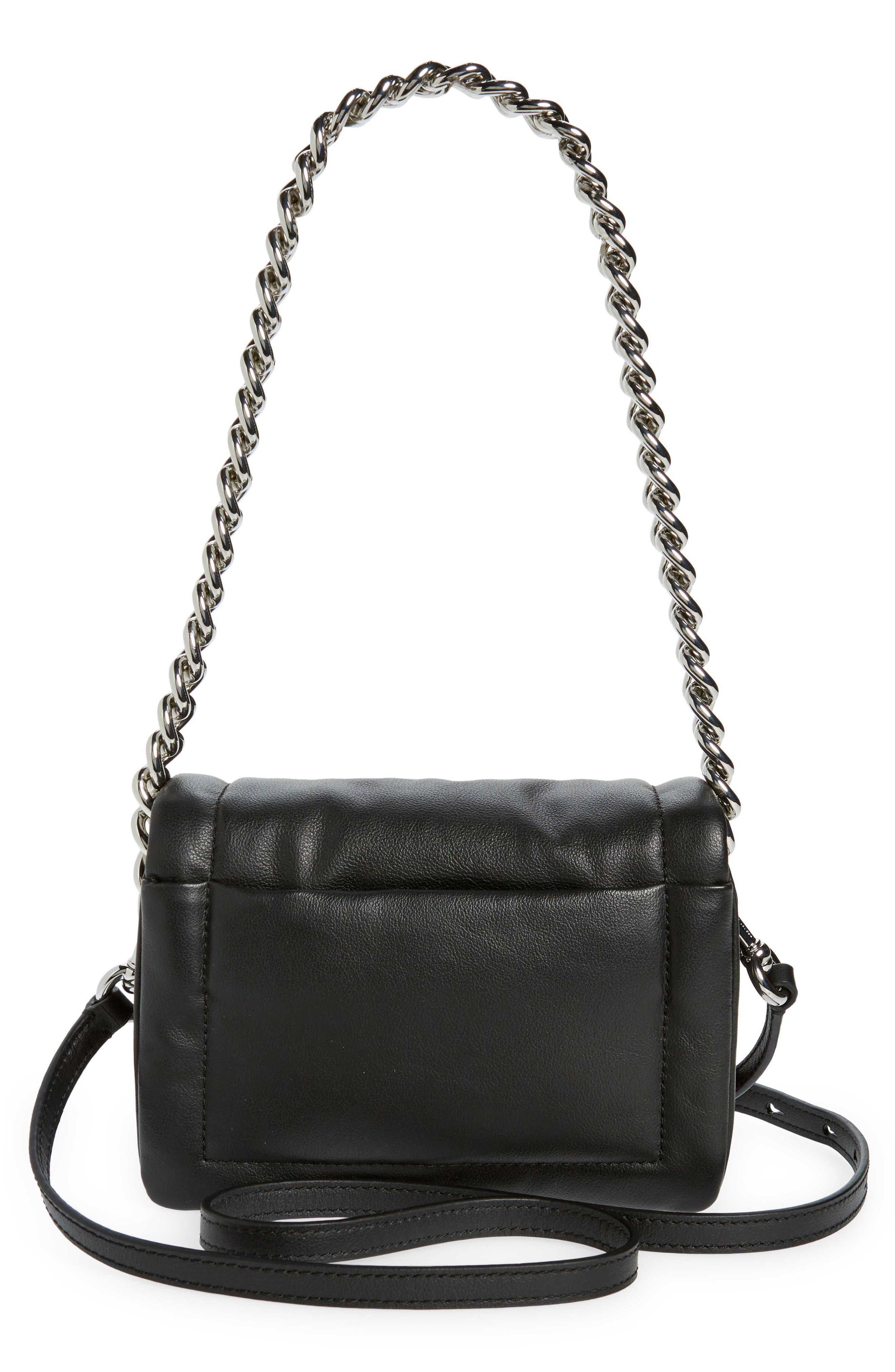 Marc Jacobs Small Pillow Leather Crossbody Bag in Black | Lyst
