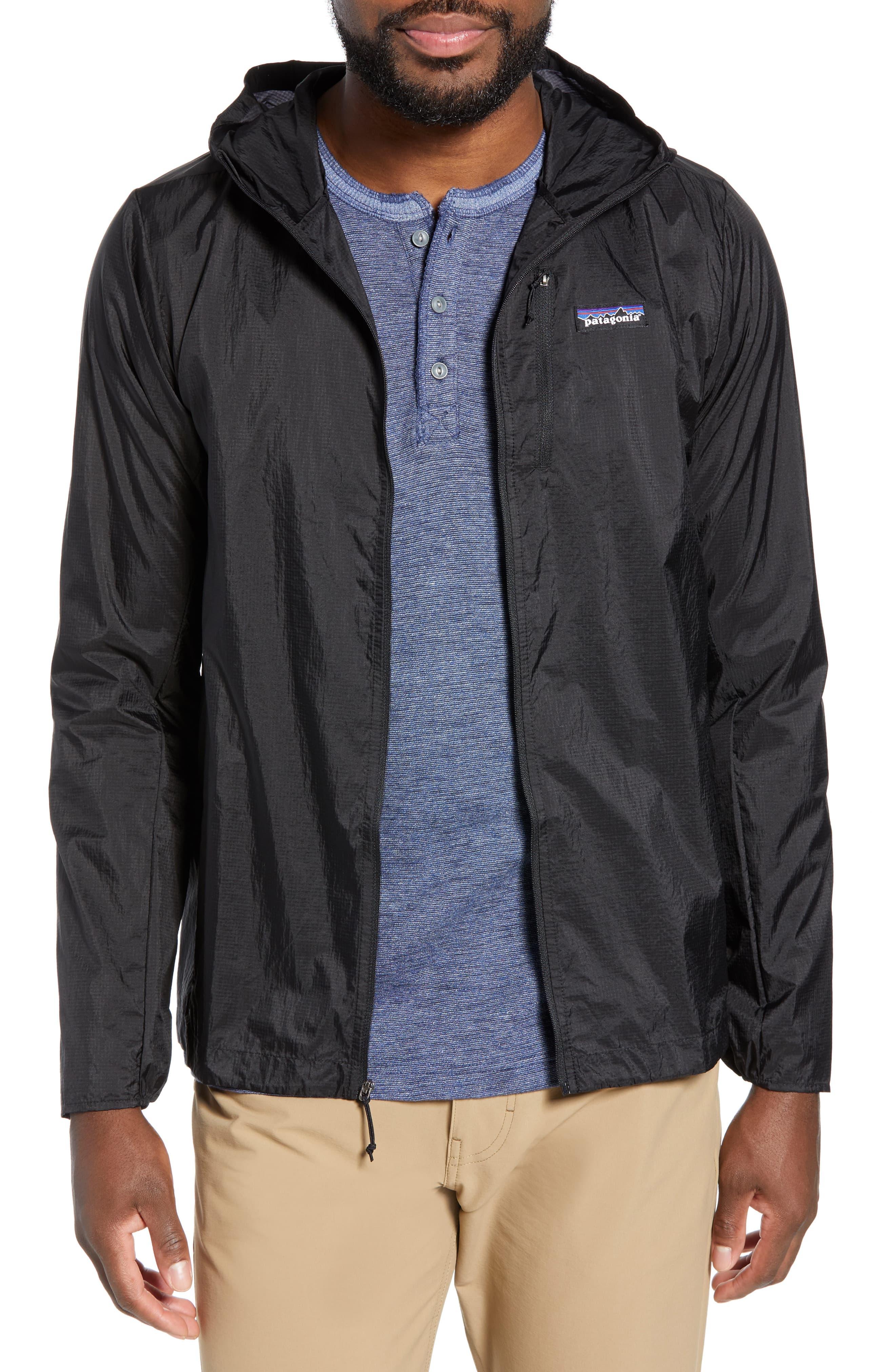 Patagonia Houdini Water Repellent Hooded Jacket in Black for Men Lyst