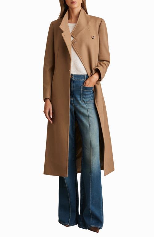 Reiss Mollie Long Coat in Blue Lyst