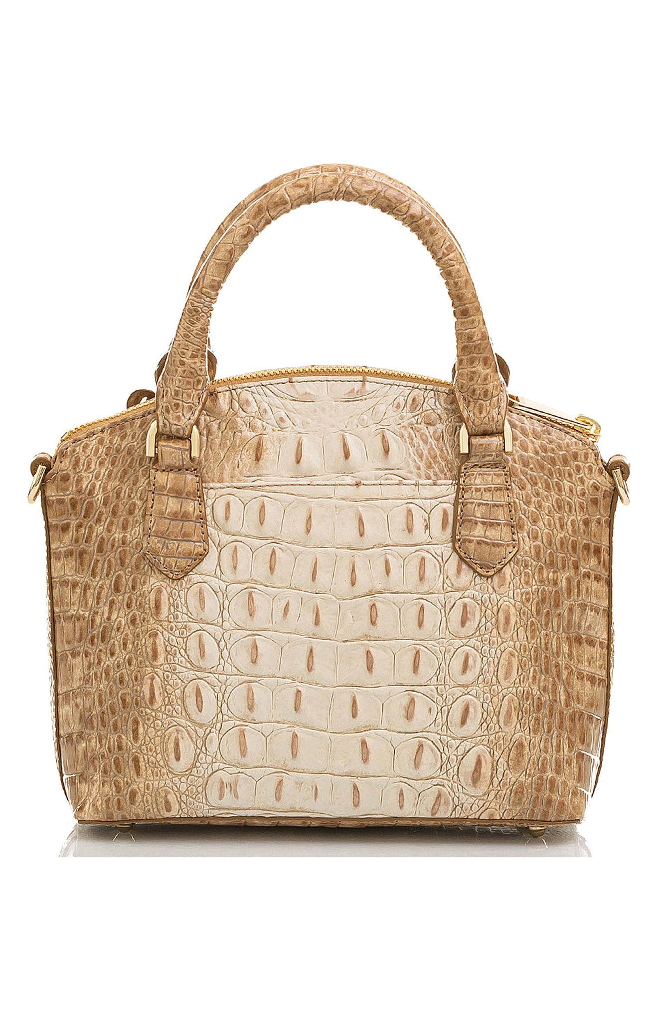 Brahmin Duxie Croc Embossed Leather Crossbody Bag Lyst