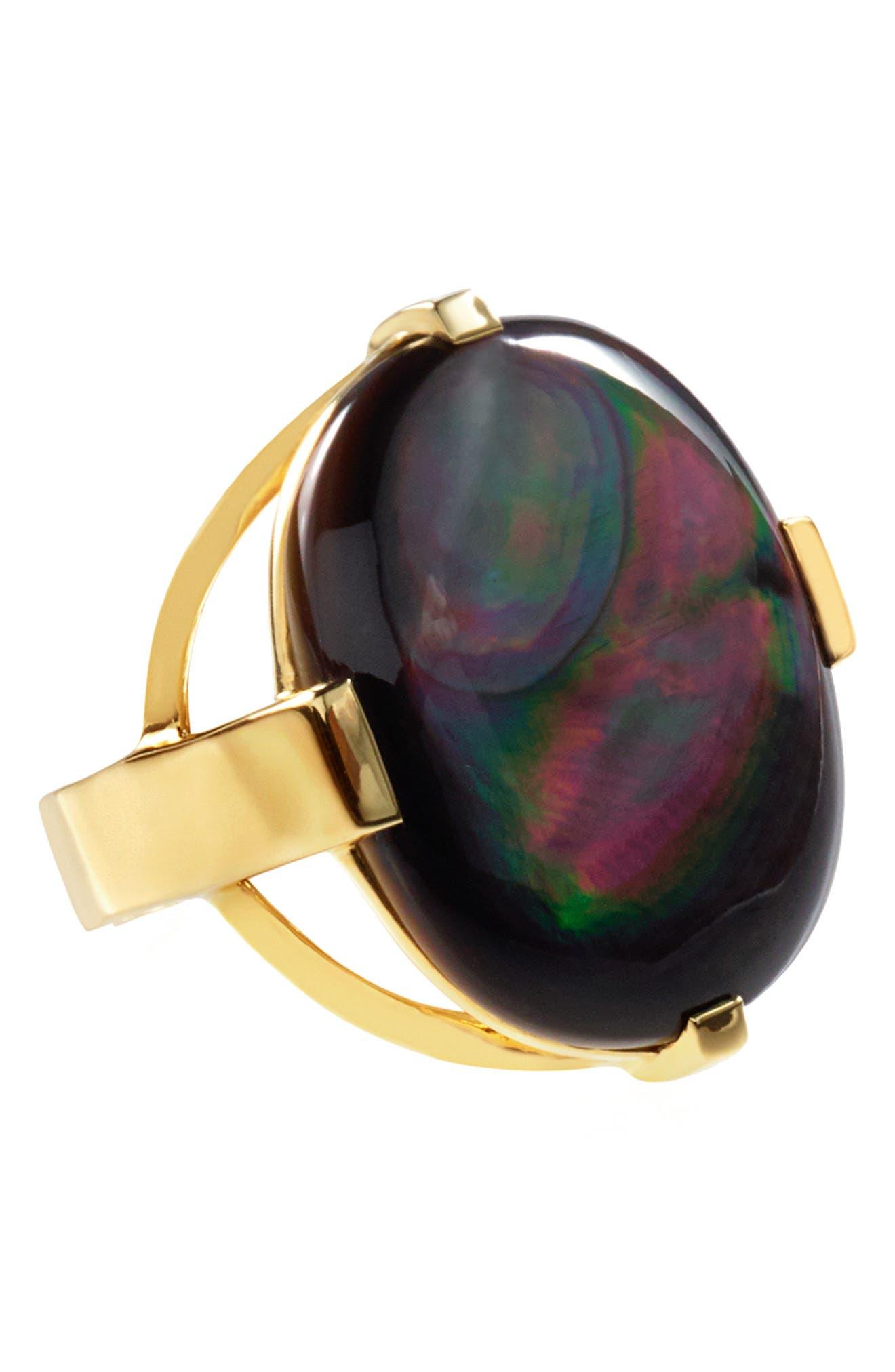 Ippolita 18k Yellow Gold Plated Sterling Silver Polished Rock