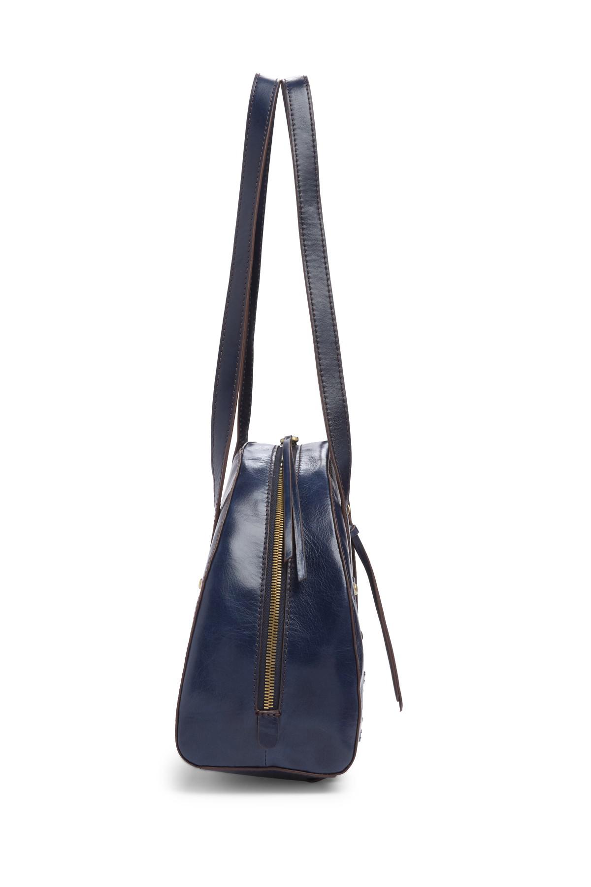 hobo beckon leather shoulder bag