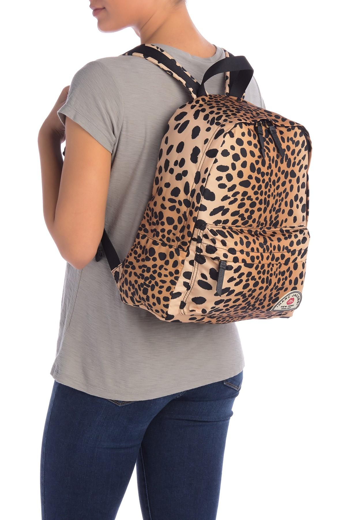 marc jacobs leopard backpack
