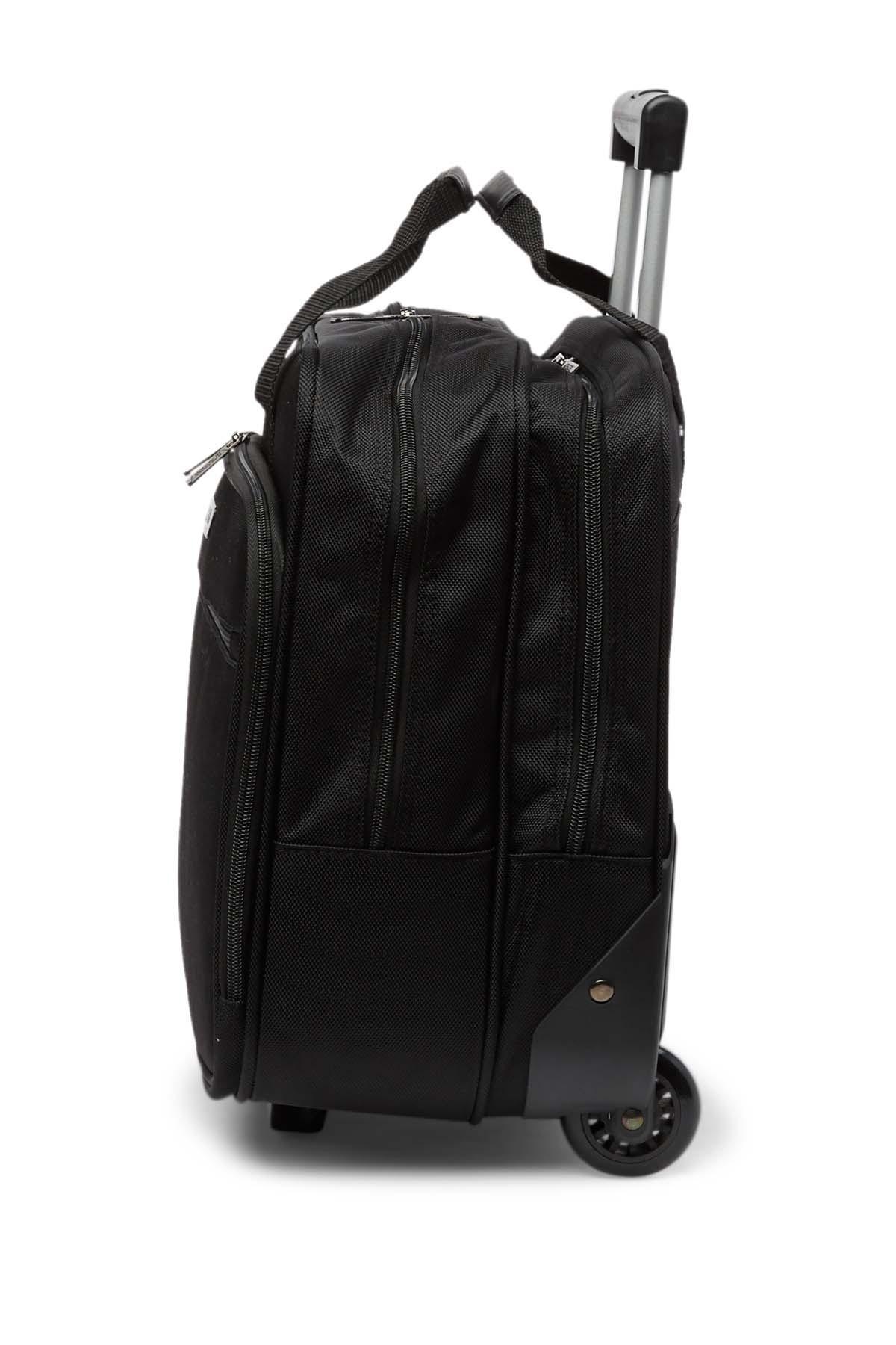 kenneth cole reaction rolling laptop bag