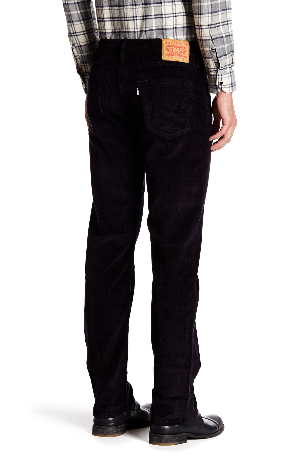 Lyst - Levi'S 514 Straight Corduroy Pant in Black for Men