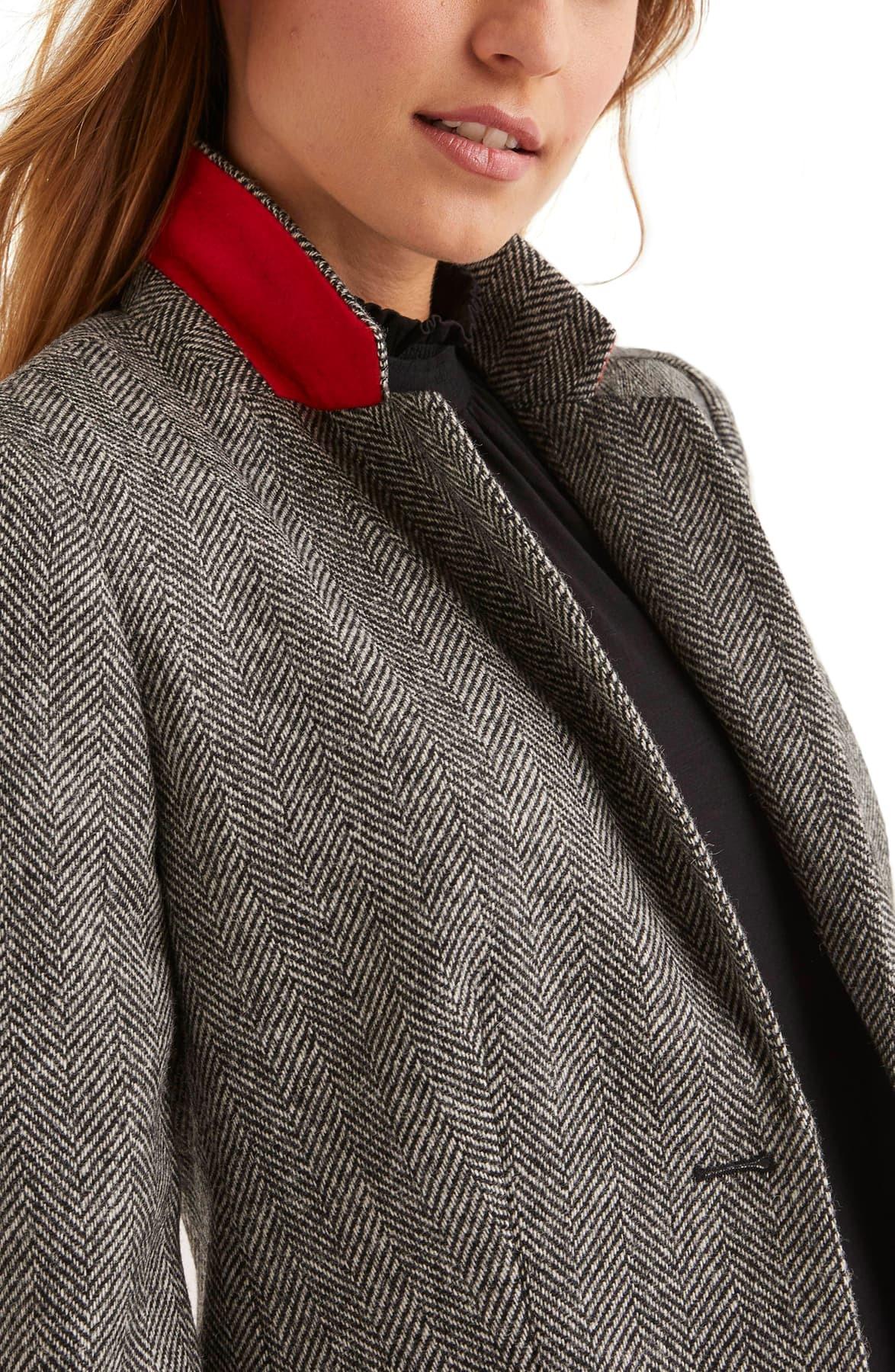 Boden Smyth Herringbone Tweed Wool Blazer in Gray Save 74 Lyst