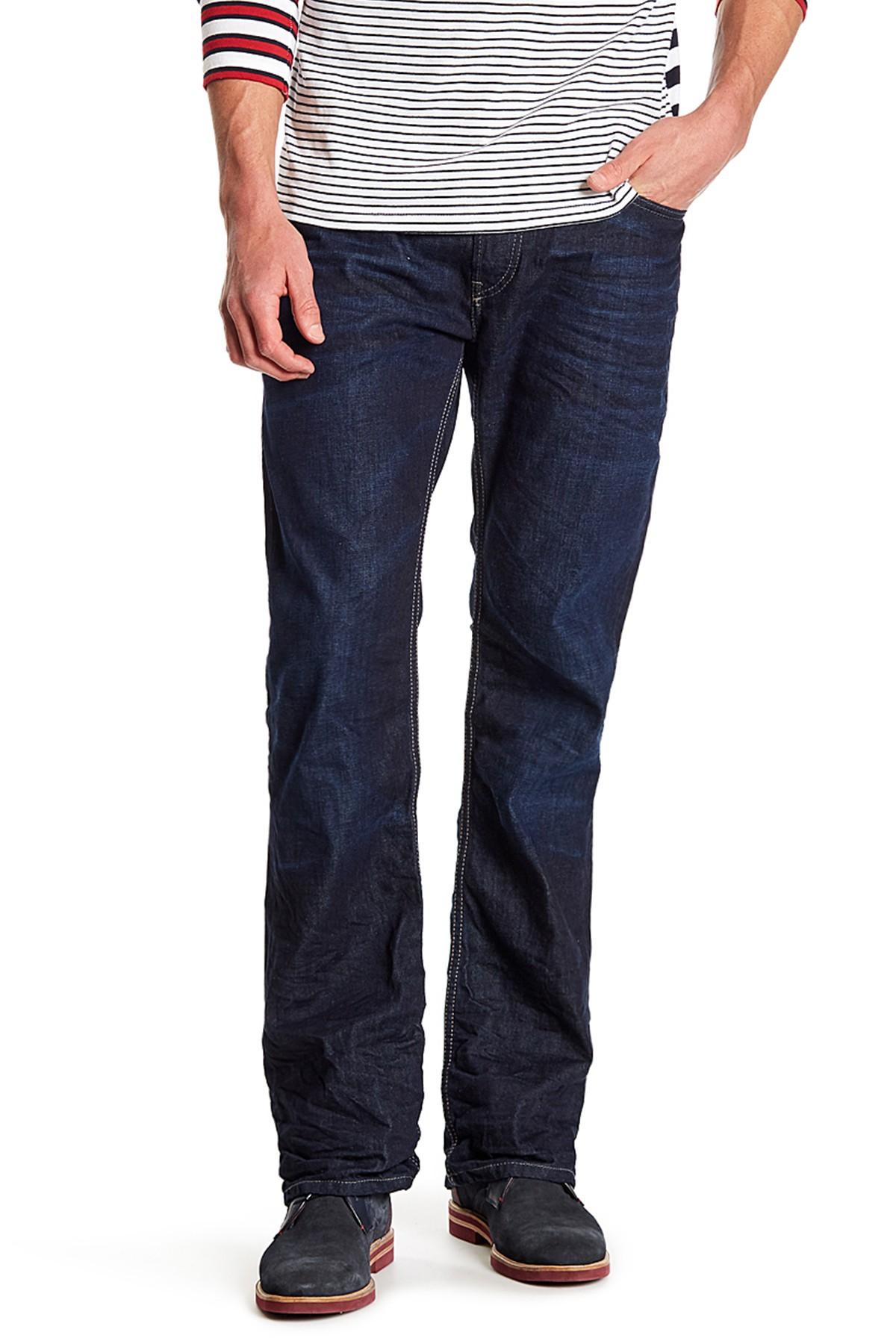 DIESEL Cotton New Fanker Slim Bootcut Jean in Denim (Blue) for Men | Lyst