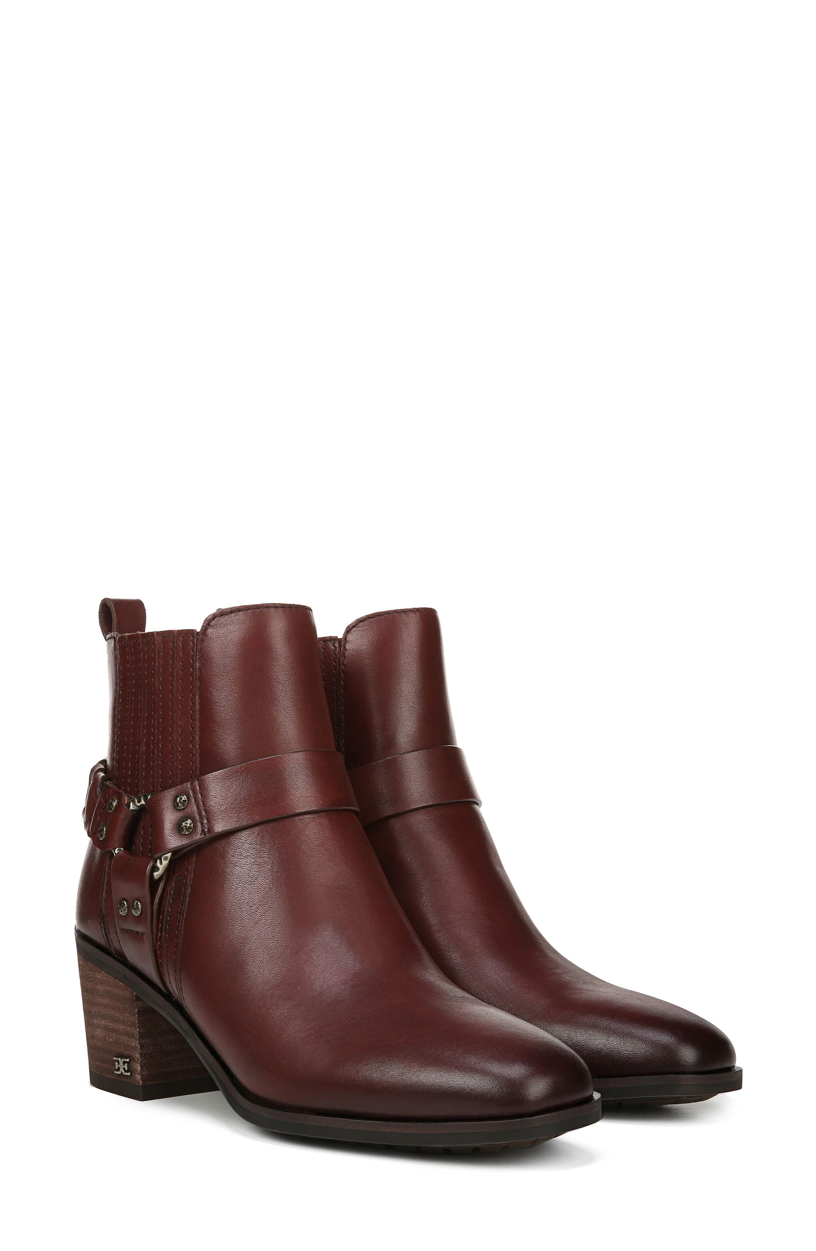 Sam Edelman Dalma Leather Harness Boot in Red - Lyst