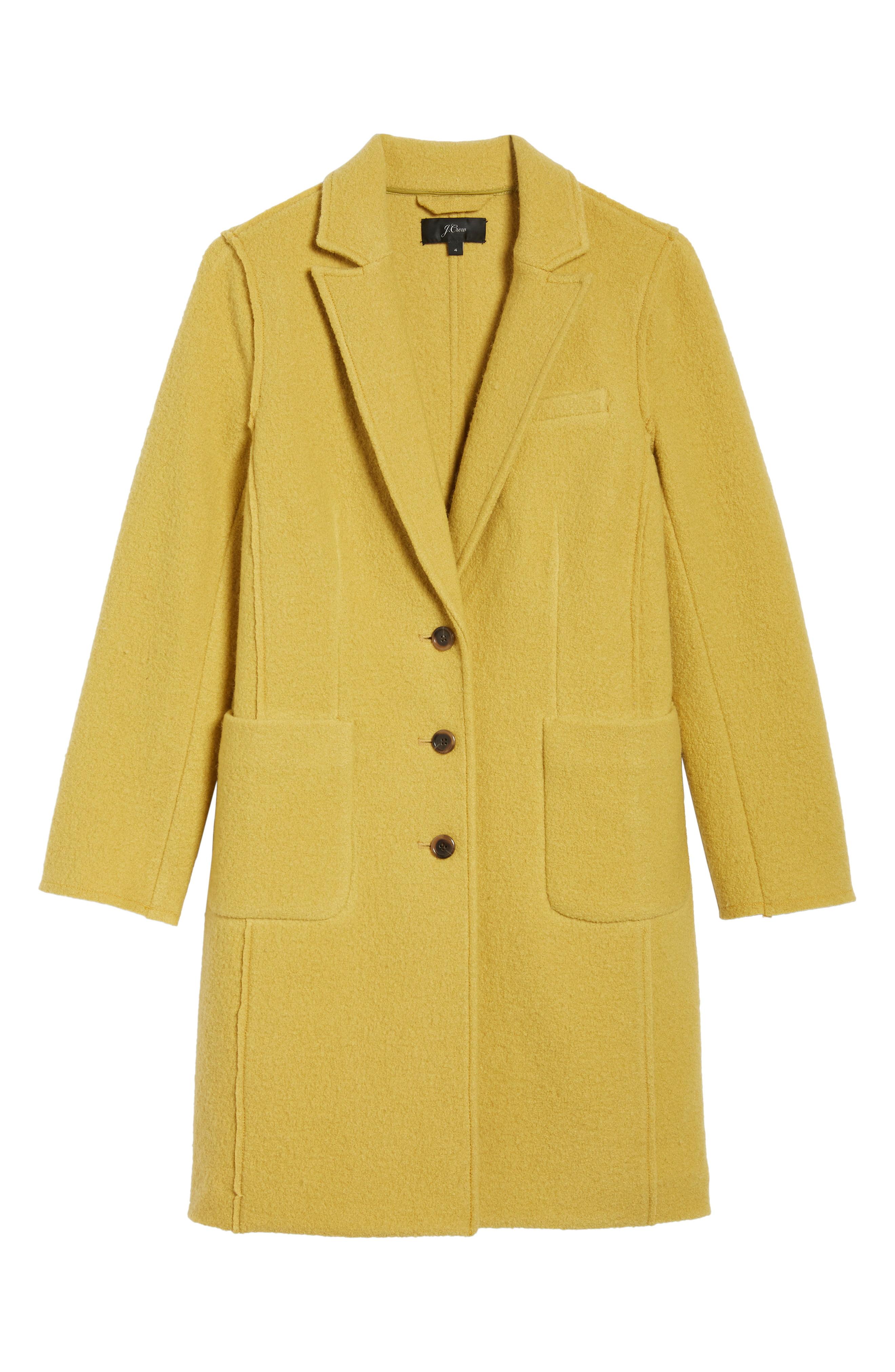 olga boiled wool topcoat
