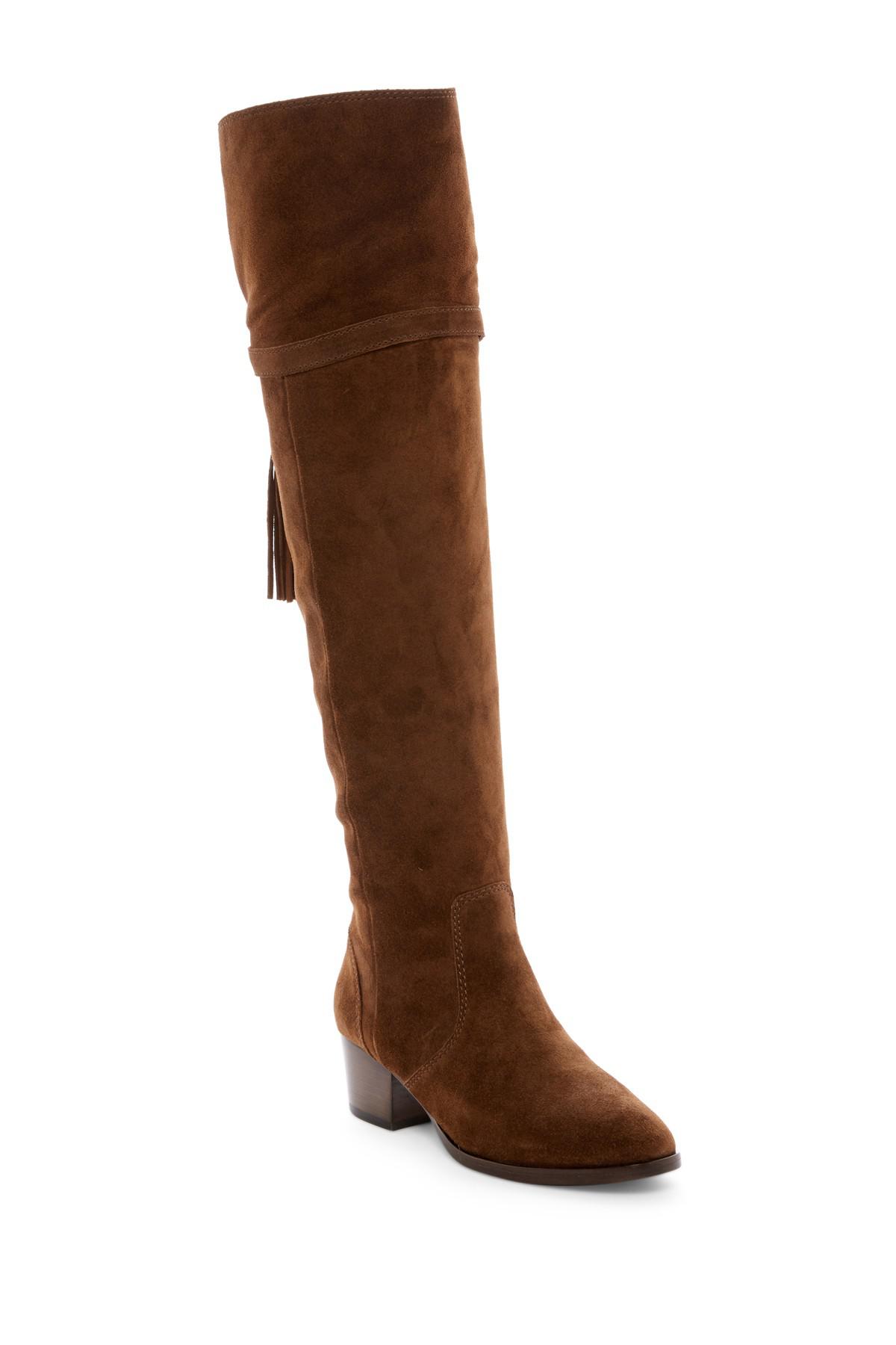 Lyst Frye Clara Tassel Over The Knee Boot in Brown