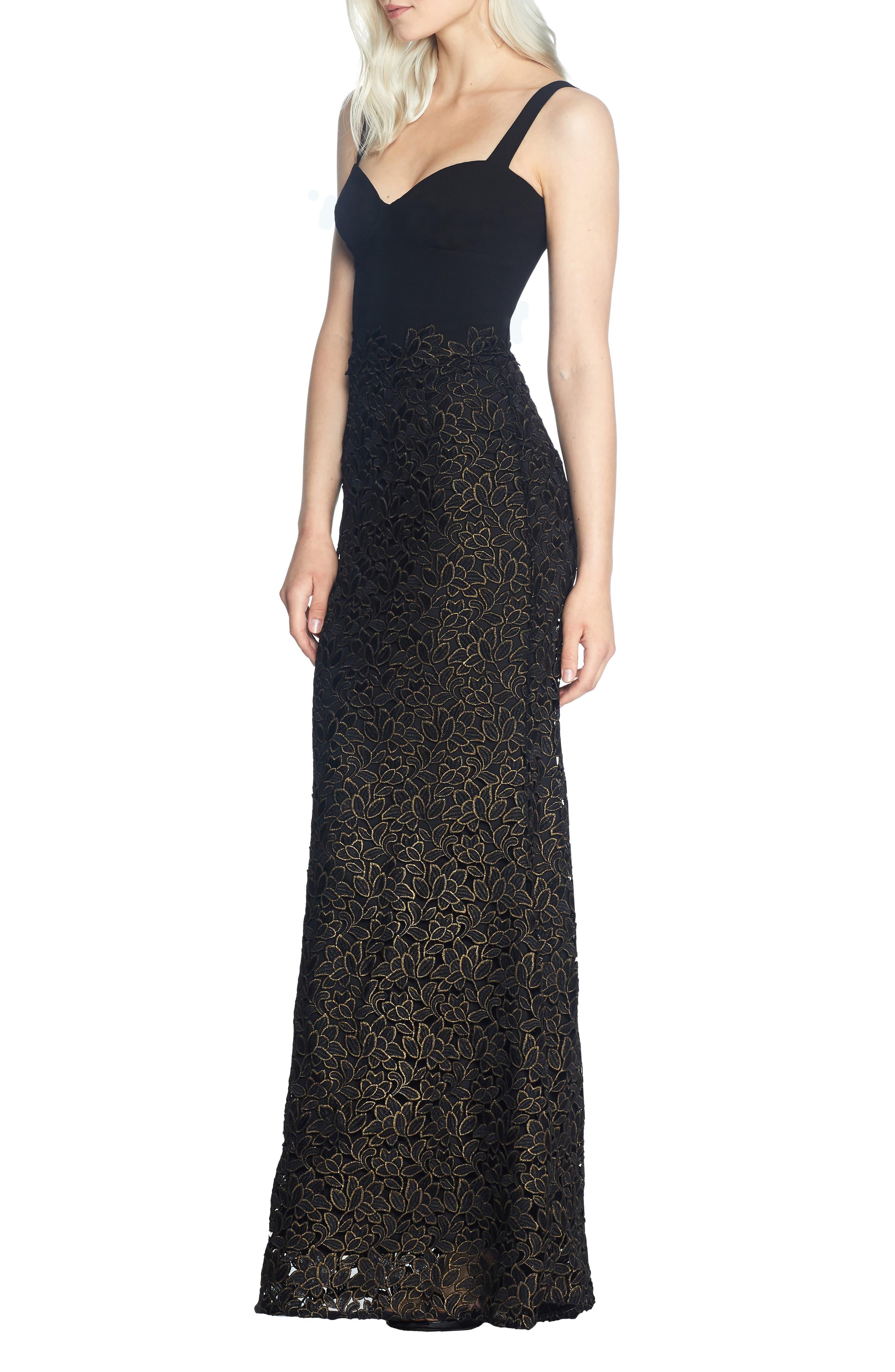 dress the population karina plunge mermaid gown