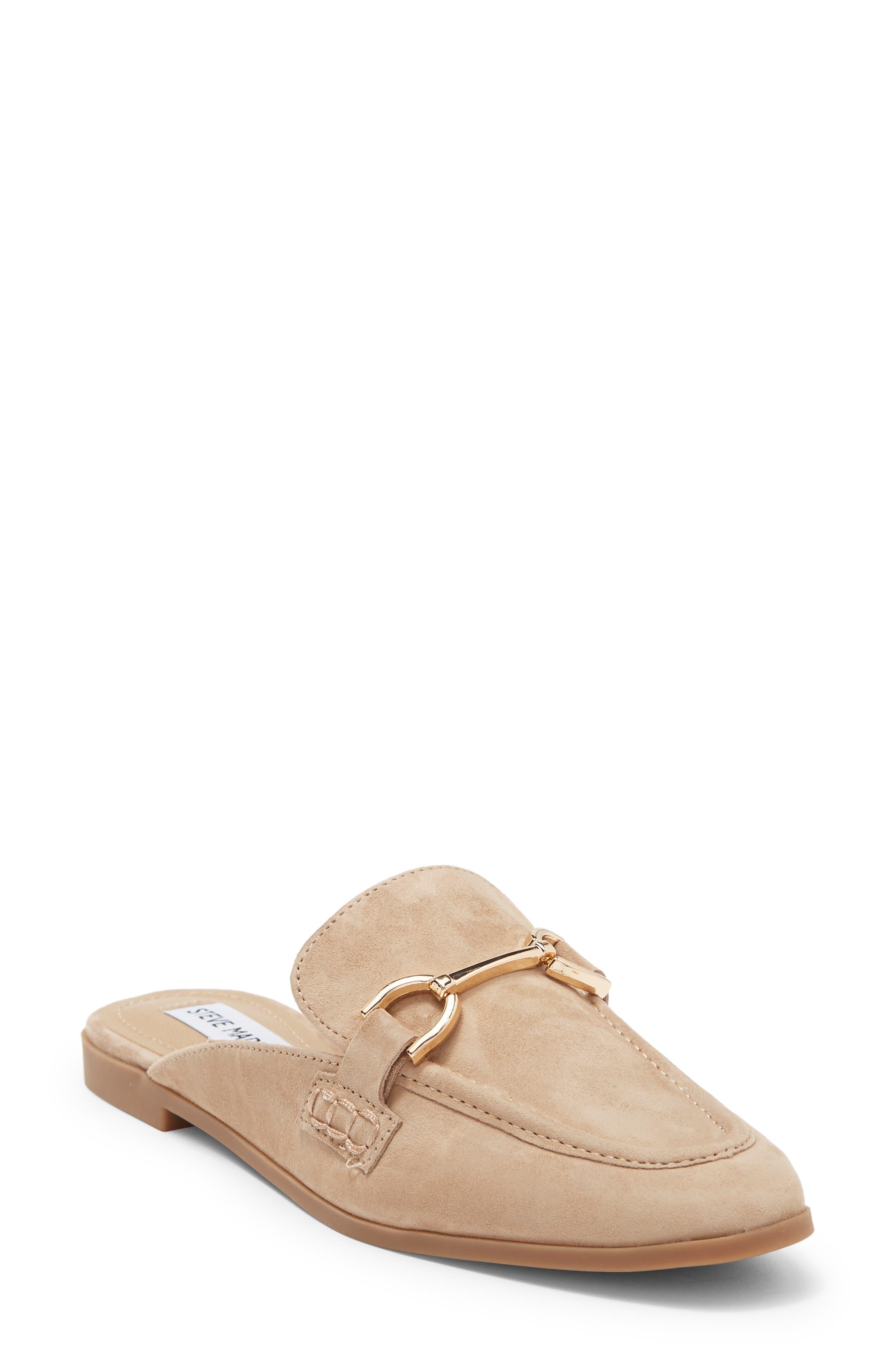 Steve Madden Kordyn Horsebit Mule in Natural | Lyst