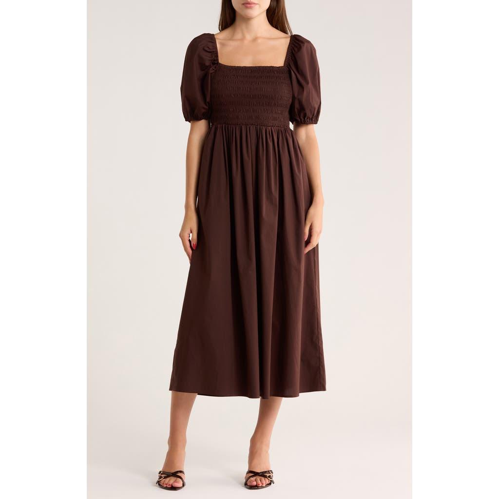 wayf smocked fit & flare dress Smocked Fit & Flare Sundress (Women)
