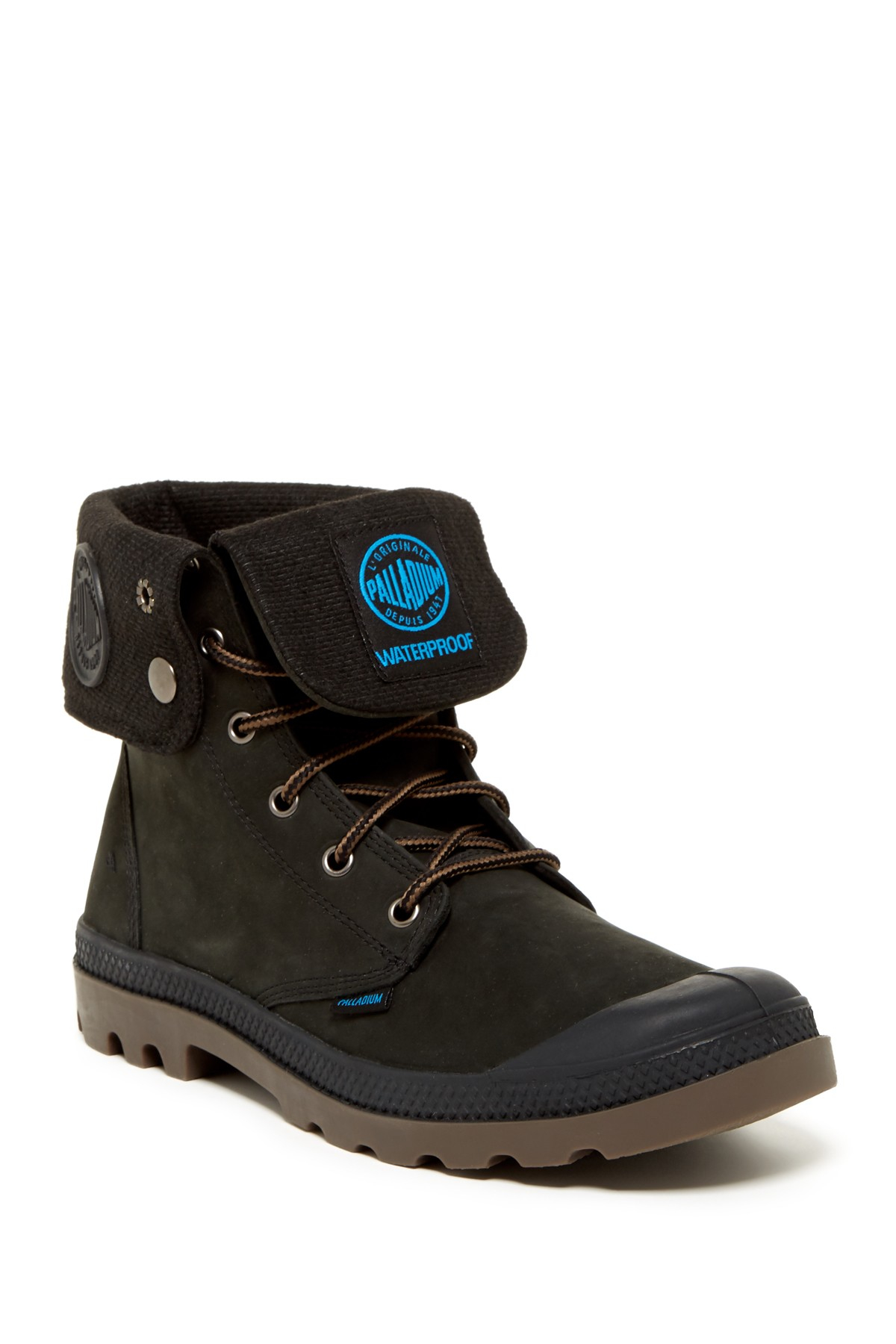 Palladium Baggy Leather Gusset Work Boot - Waterproof in Black for Men |  Lyst
