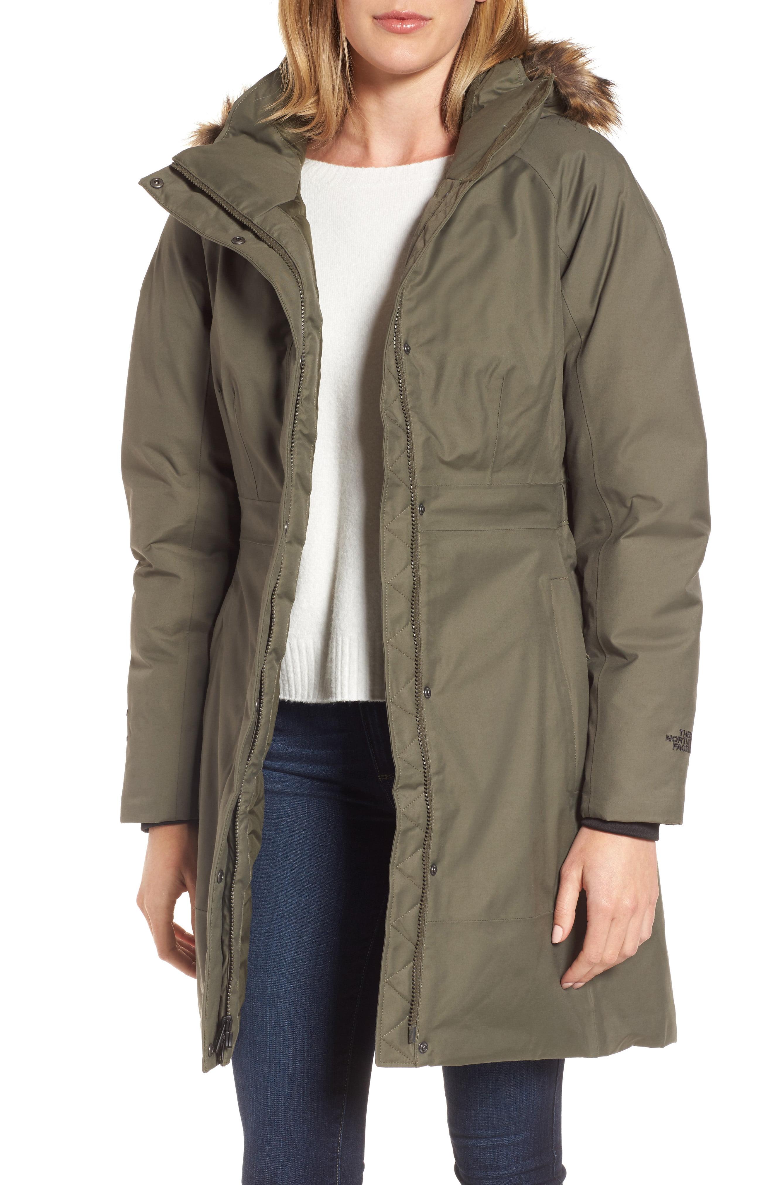 The North Face Ii Waterproof 550-fill-power Down Parka With Faux Trim | Lyst