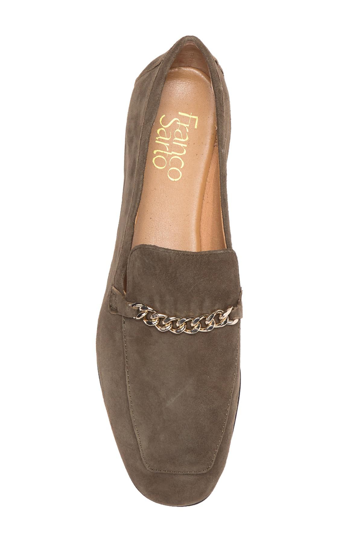 franco sarto dana suede chain loafer